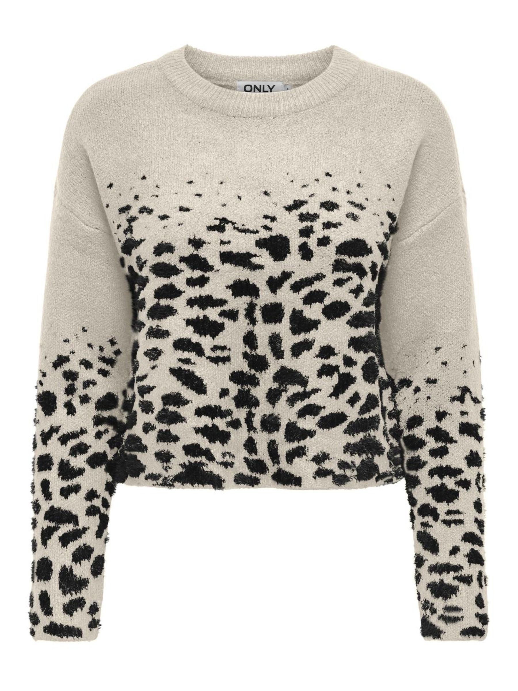 ONLY CARMAKOMA Trui met ronde hals CARANNI LS O-NECK JQ KNT