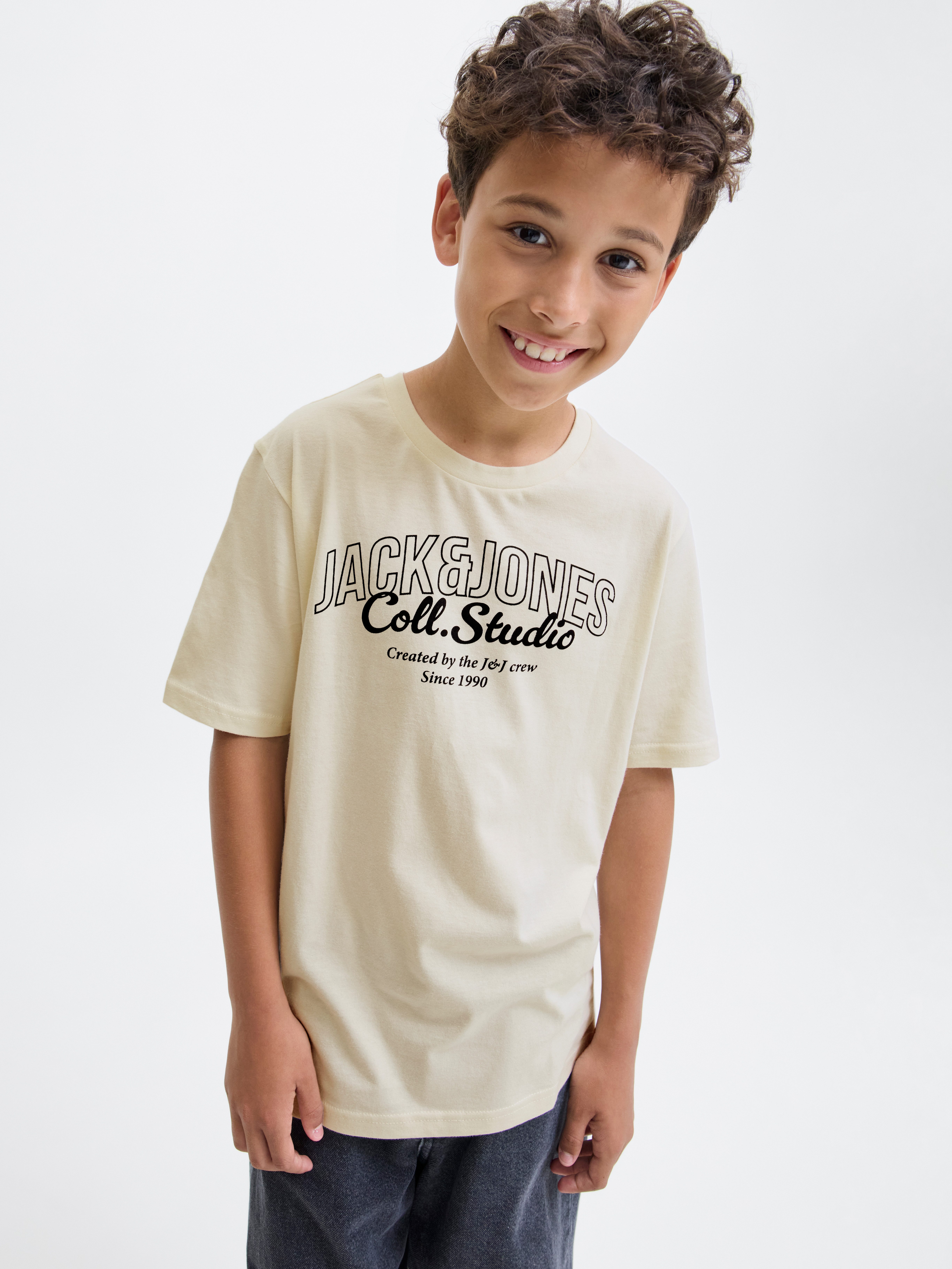 Jack & Jones Junior T-shirt JJMAKOTO TEE SS CREW NECK 2PK JNR (set, 2-delig)