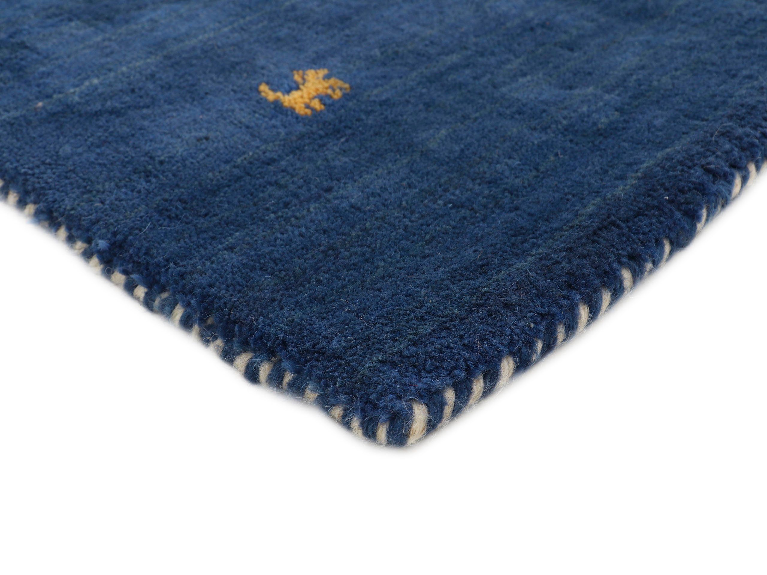 carpetfine Wollen kleed Gabbeh Uni, ook als loper verkrijgbaar