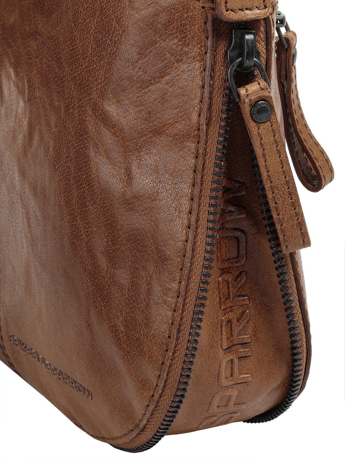 Spikes & Sparrow Schoudertas echt leder