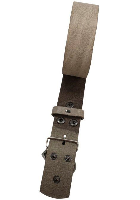 RETTUNGSRING by showroom 019° Leren riem met verwisselbare sluiting "golf hart zilver"