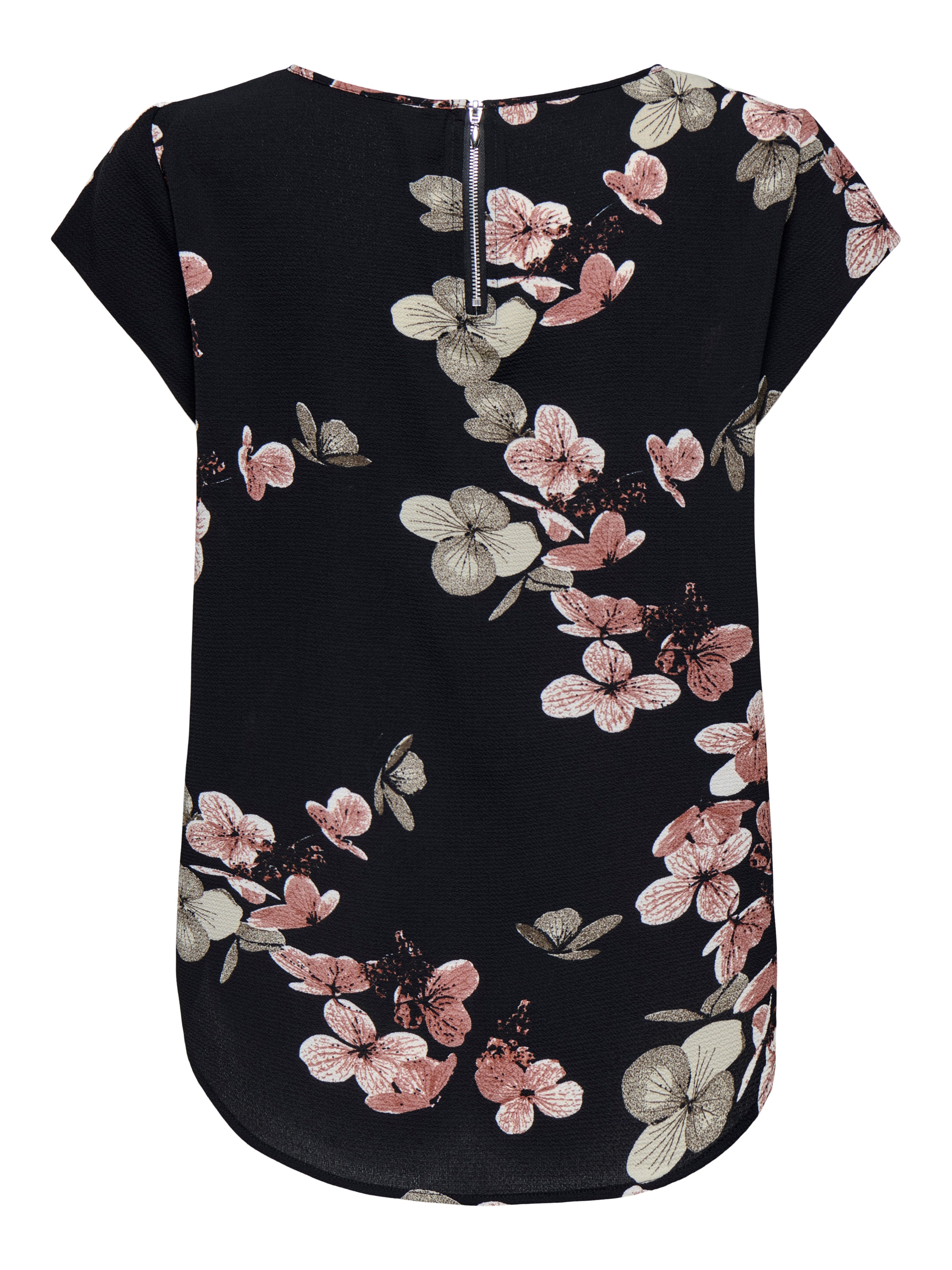 Only Shirtblouse ONLVIC S/S AOP TOP NOOS PTM