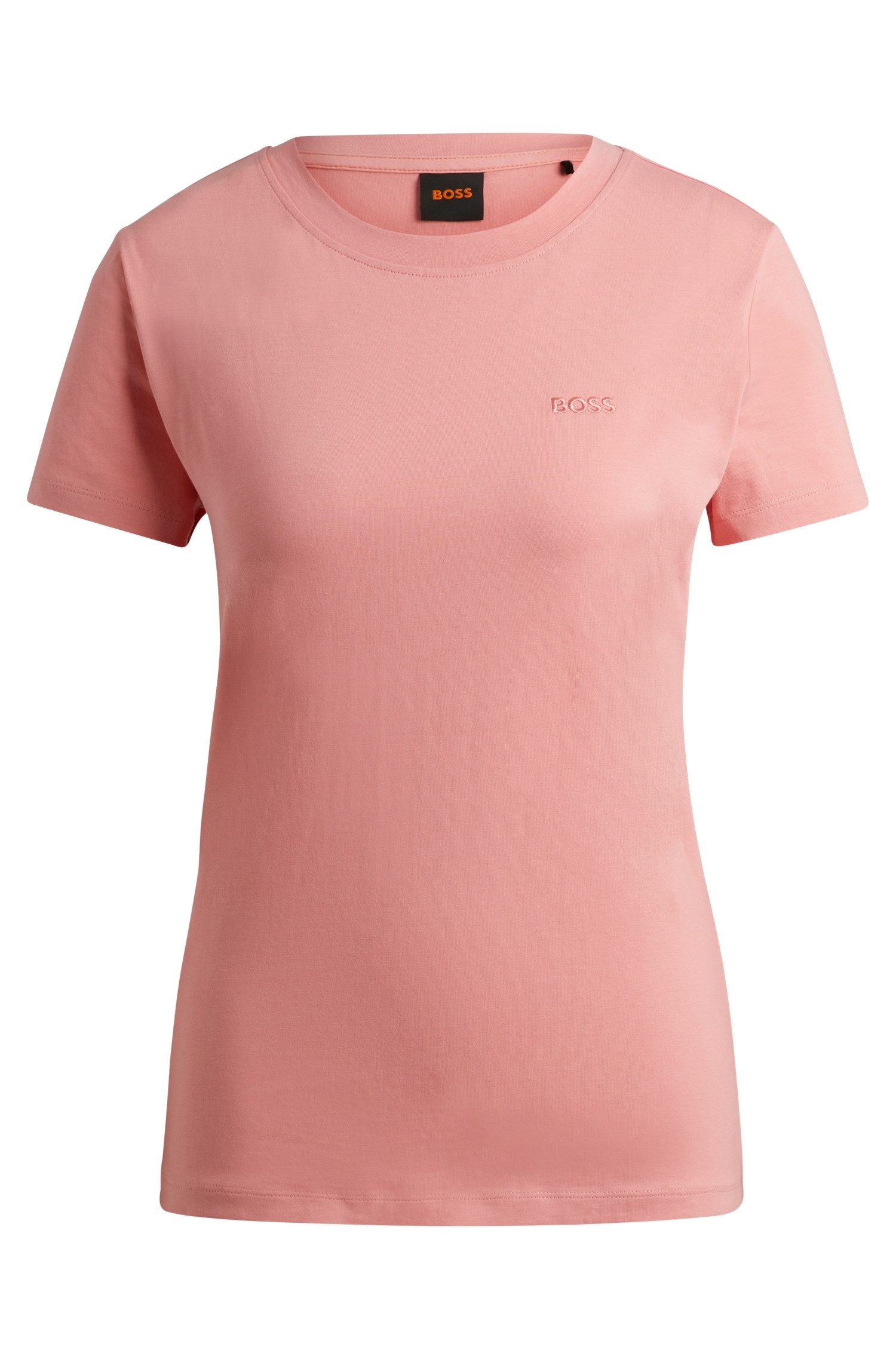 Boss Orange T-shirt met labelstitching model 'Esogo'