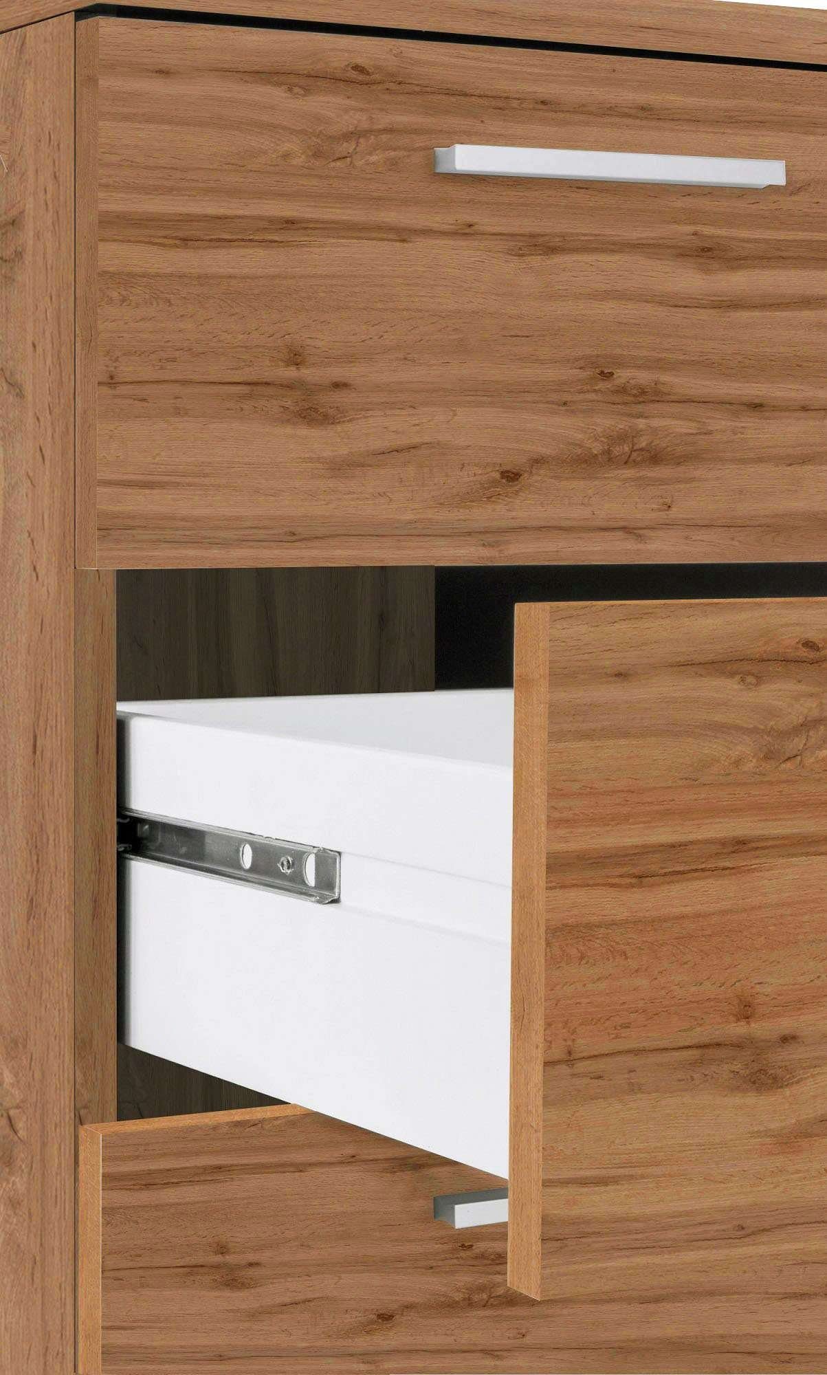 INOSIGN Hoekbureau New Selina Bureau, lades, met of zonder monitorsteun, B 180/160 cm