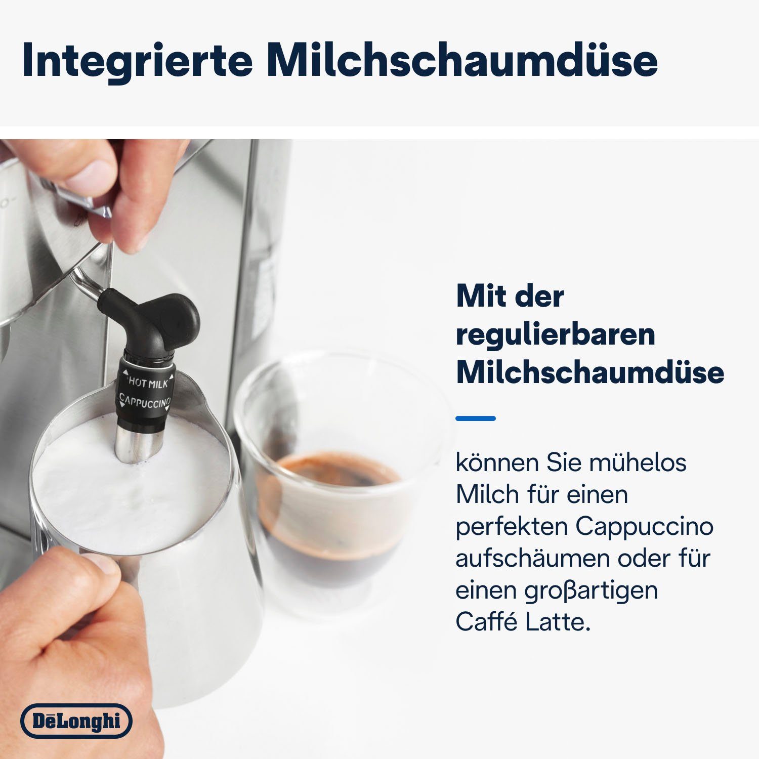 De'Longhi Espressomachine Dedica Style EC 685.B, Siebdrager, 1350 Watt, 15 Bar