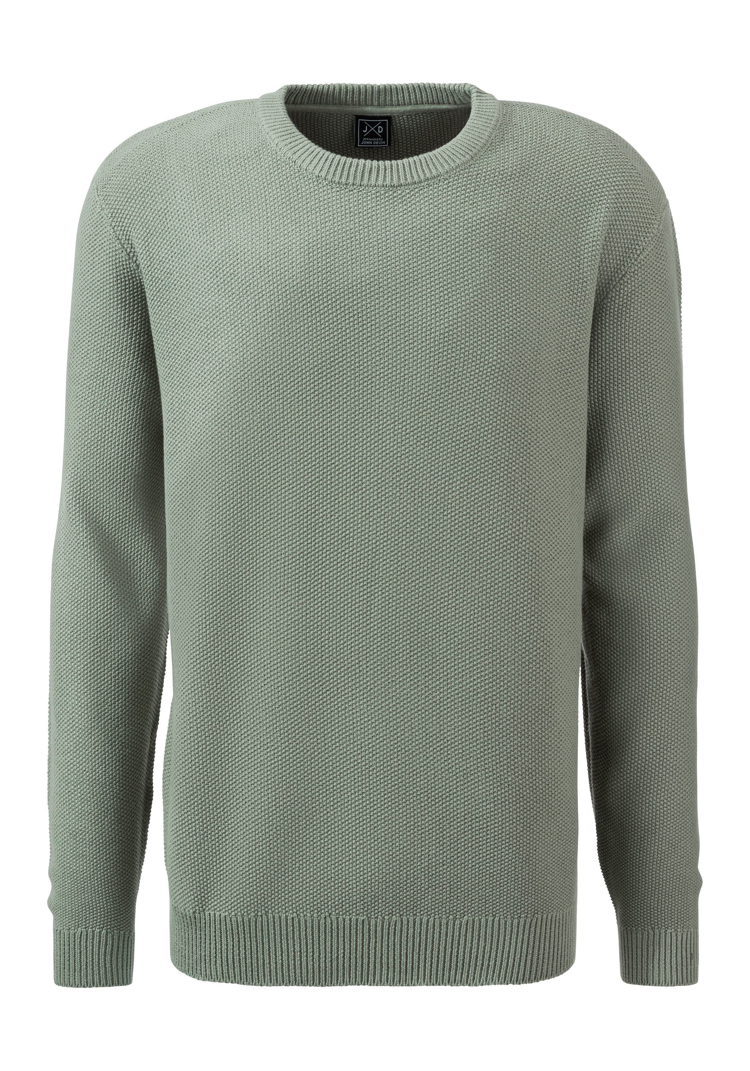John Devin Gebreide trui Pullover in modieuze breistructuur