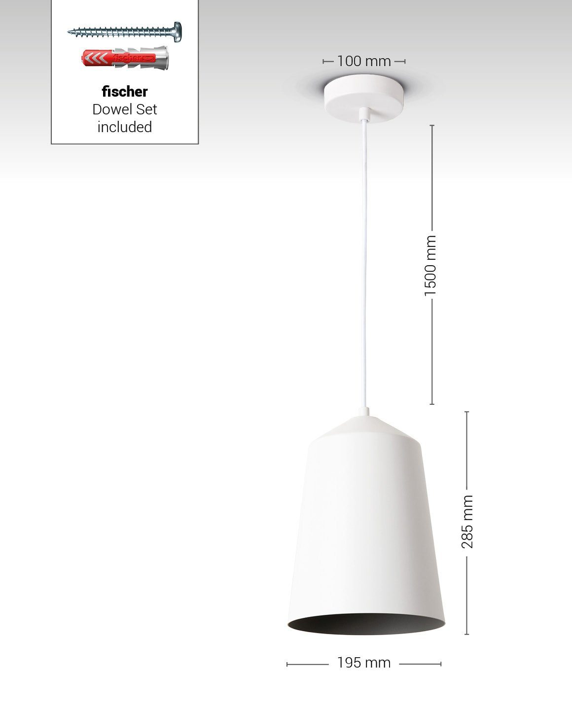 Paco Home Plafondlamp Jackson Woonkamer aluminium poedercoating industrieel ontwerp E27