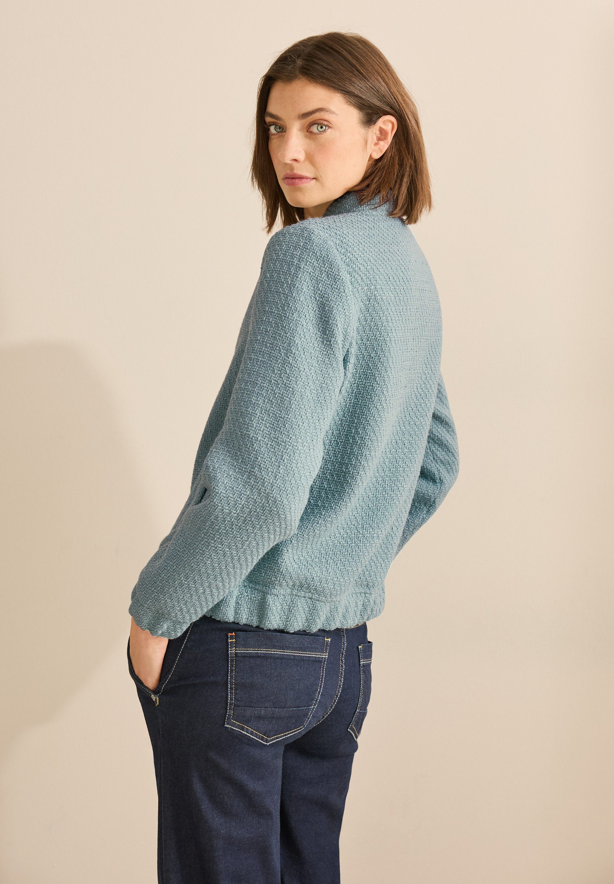Cecil Blouson in bouclé-look
