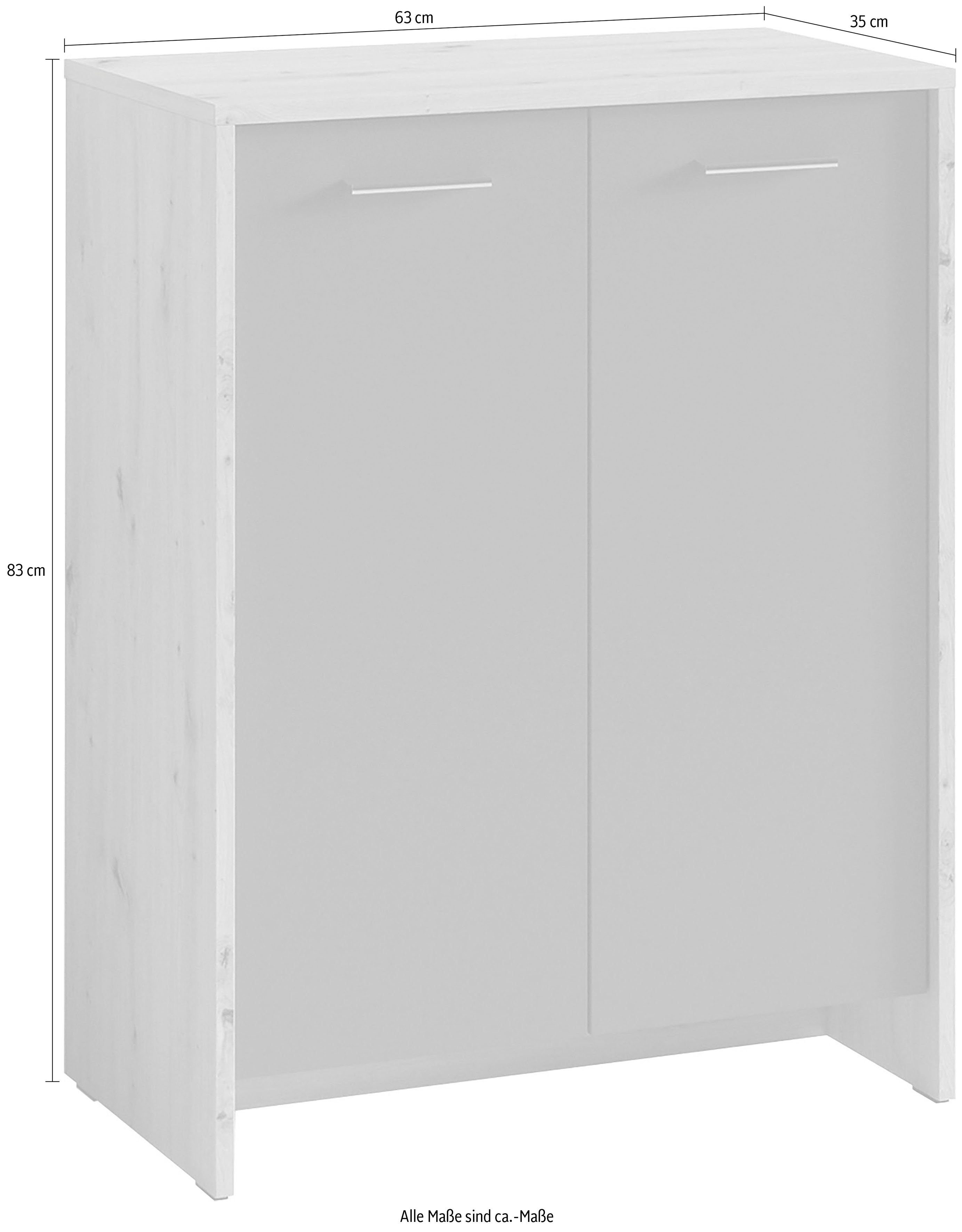 INOSIGN Schoenenkast Ben Breedte 63 cm, met 2 deuren