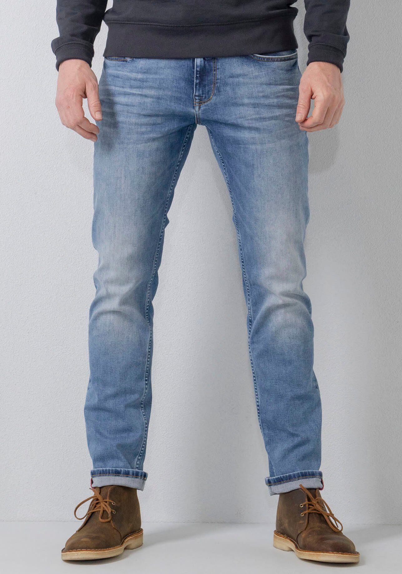 Petrol Industries Regular fit jeans Russel heren straight jeans maat 30 blauw
