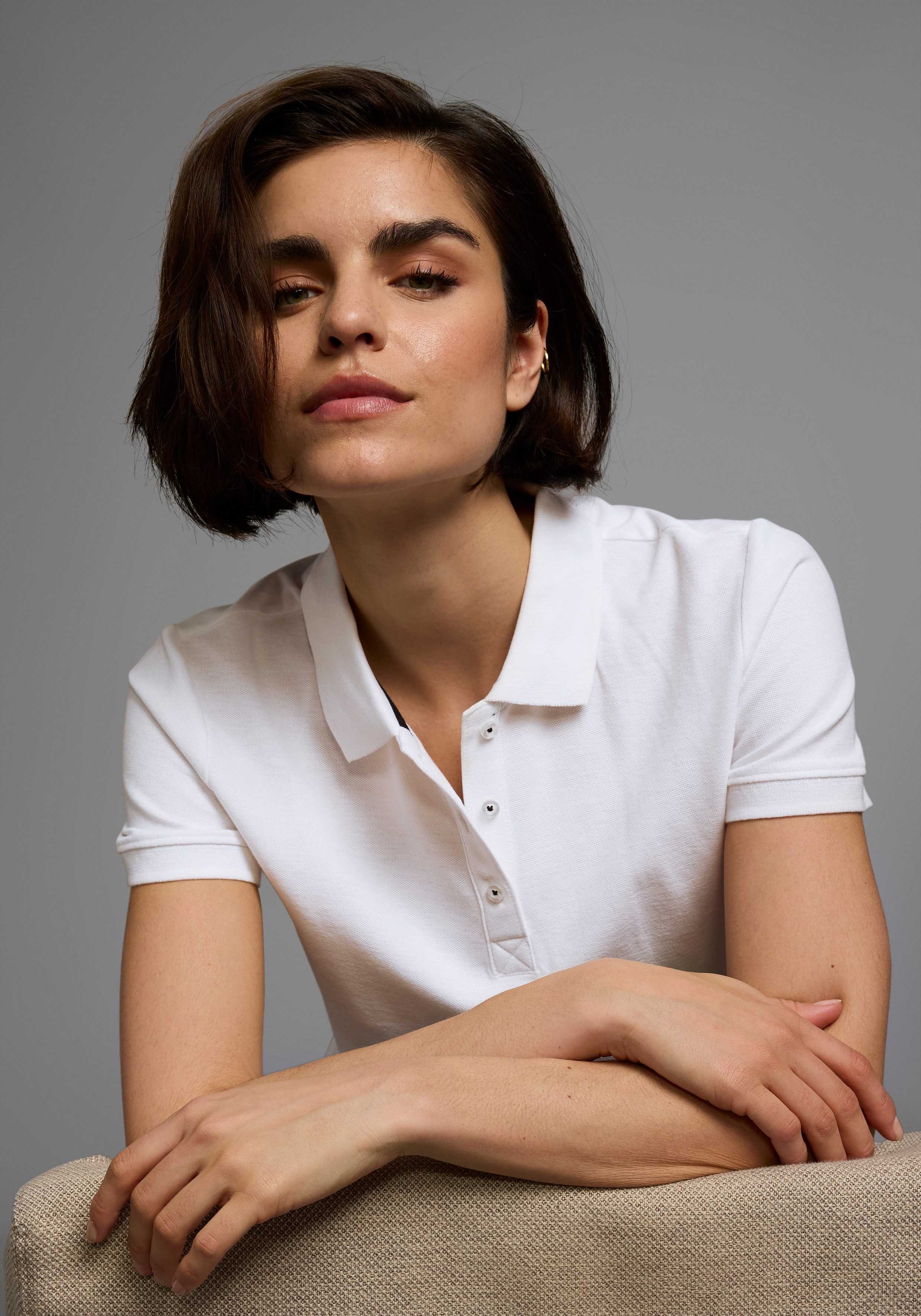 Eastwind Poloshirt Korte mouw, figuuraccentuerende snit, polokraag (2-delig, Set van 2)