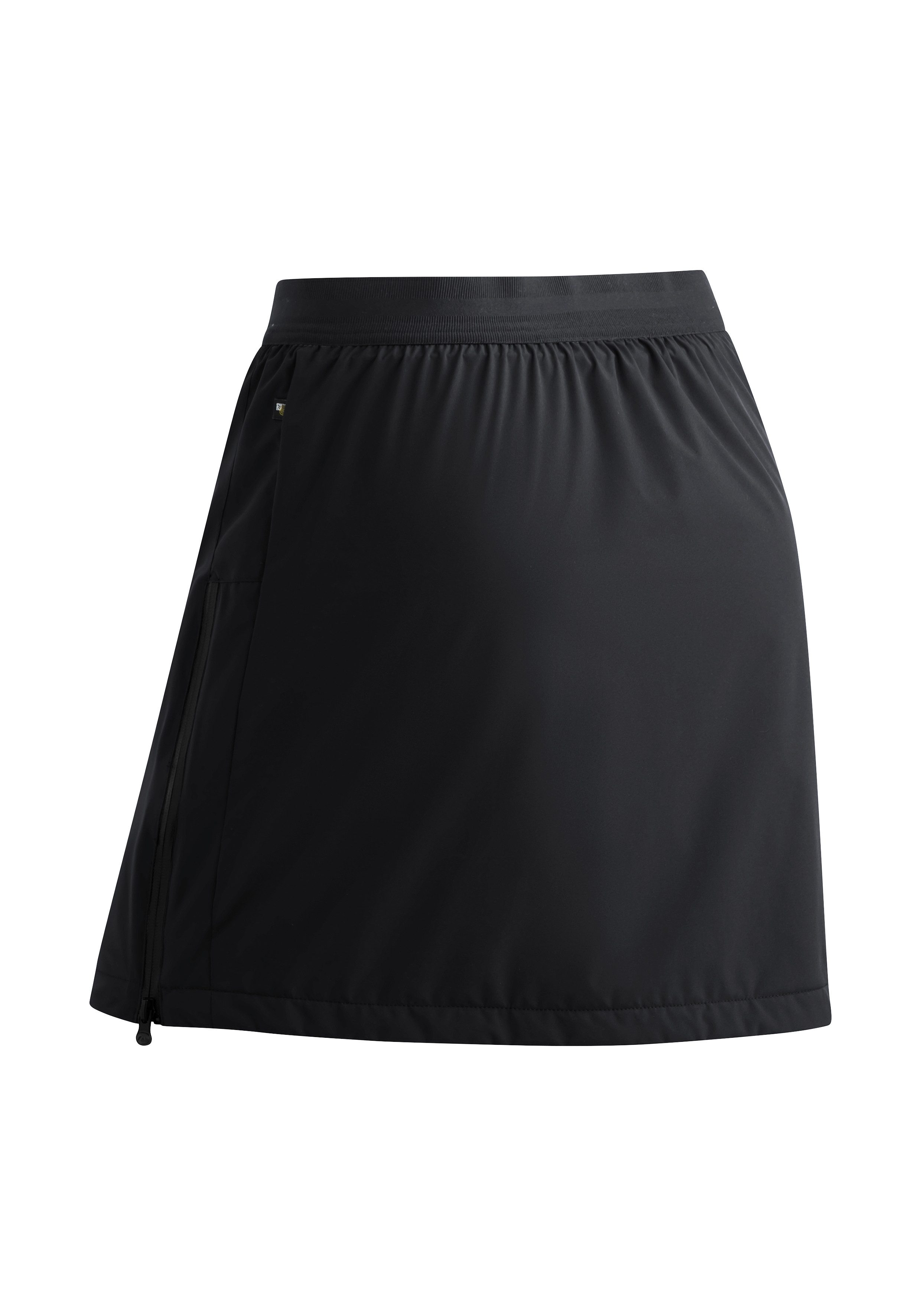 Maier Sports Midirok RainSkirt Winter gevoerde damesrok, waterafstotende overrok, elastische tailleband