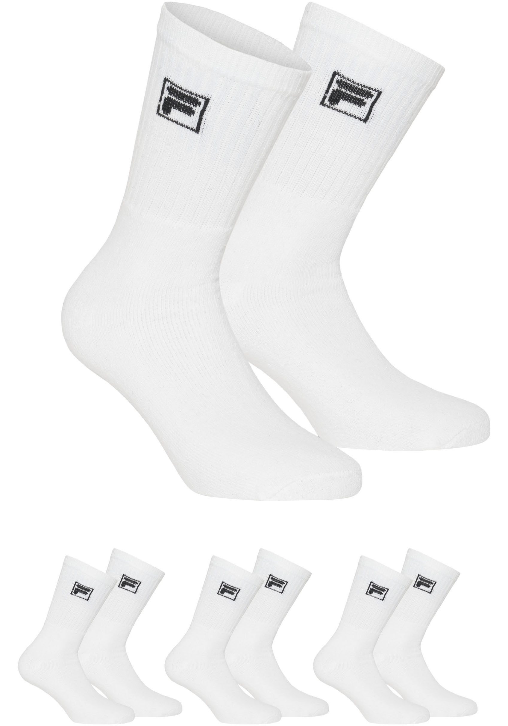 Fila Sportsokken met lange ribband (9 paar)