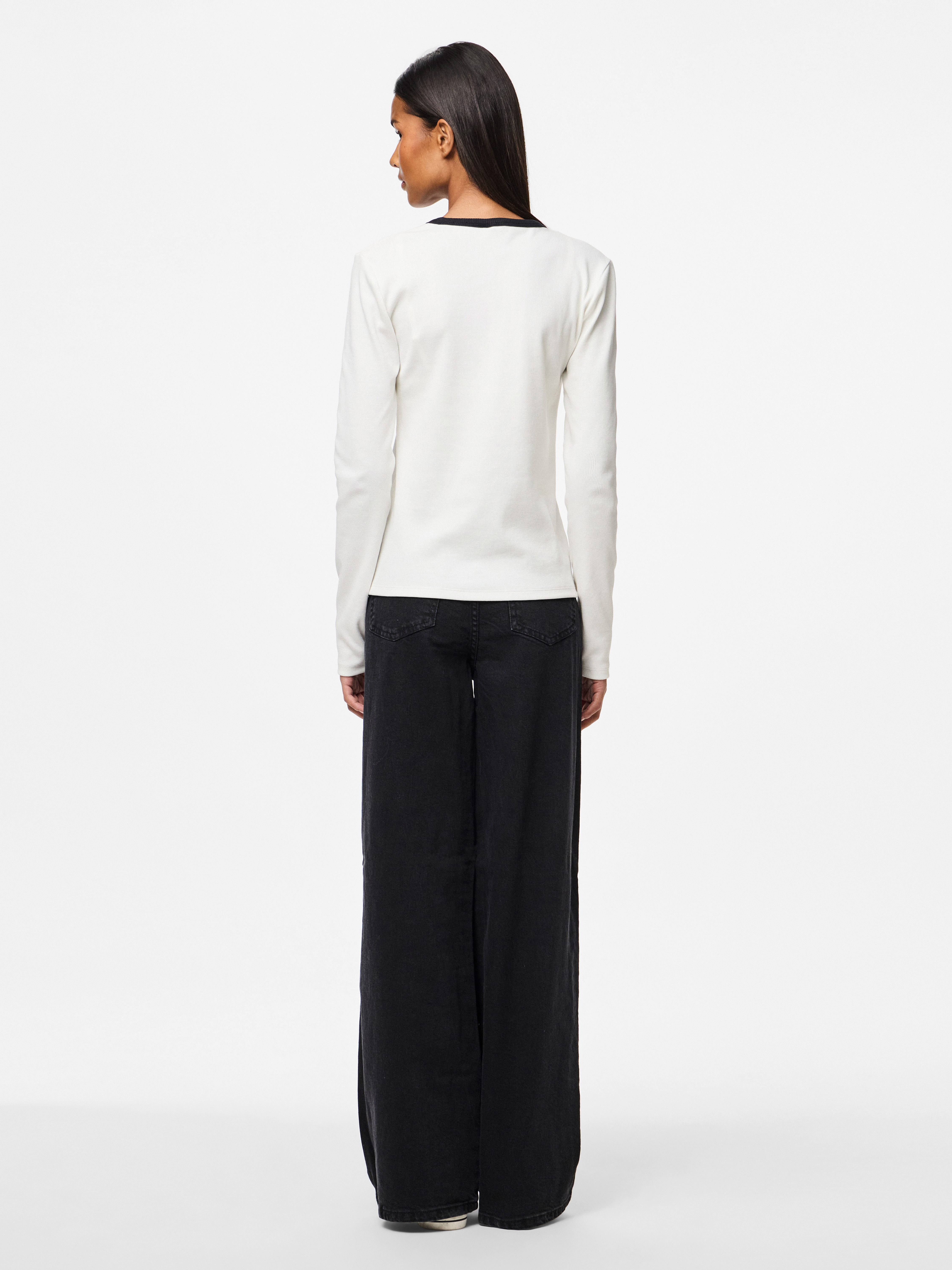 pieces Shirt met lange mouwen PCMAY LS TOP NOOS BC