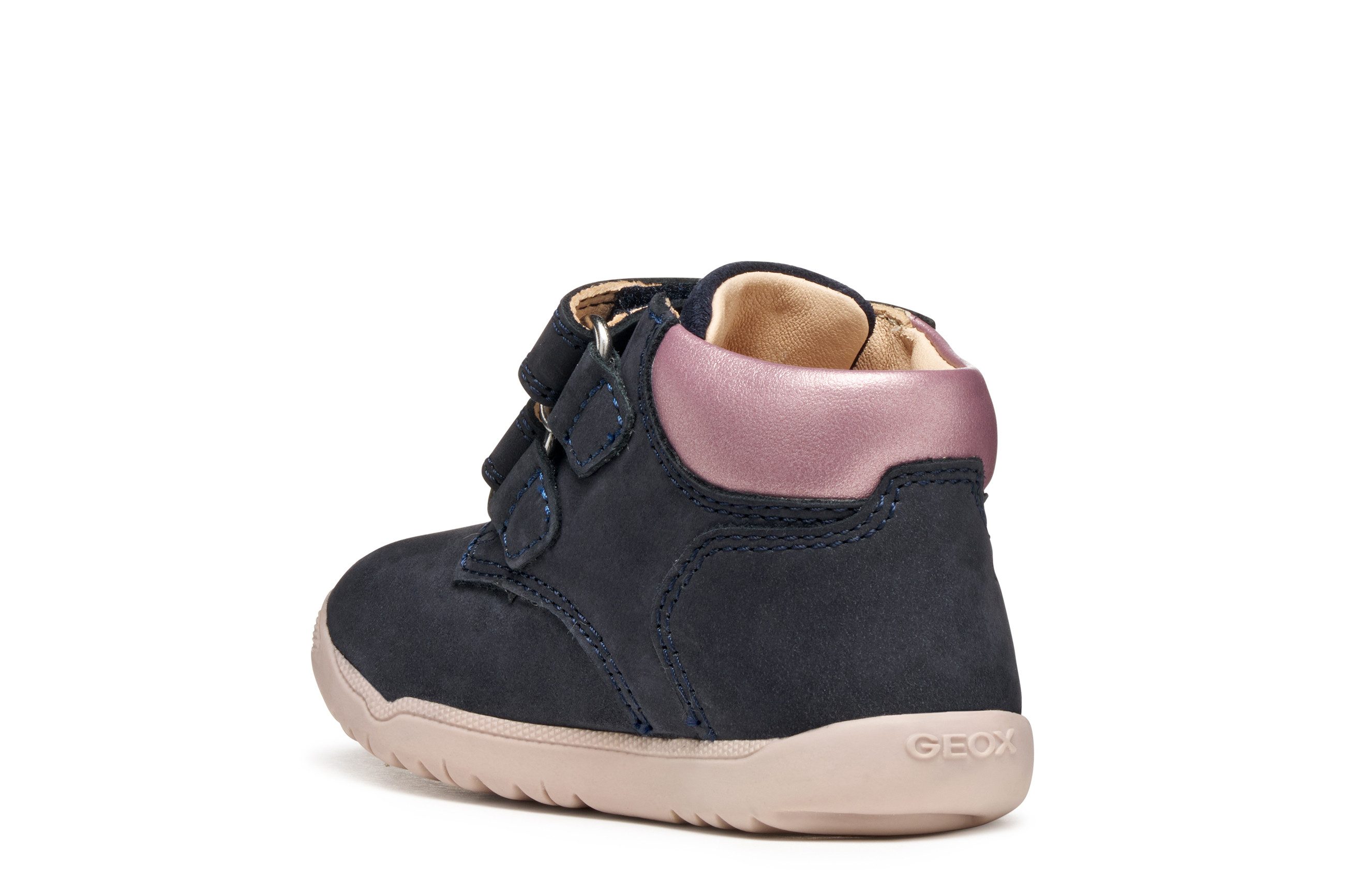 Geox Babyschoentjes B MACCHIA GIRL Babyschoen met klittenbandsluiting, maat sjabloon te downloaden