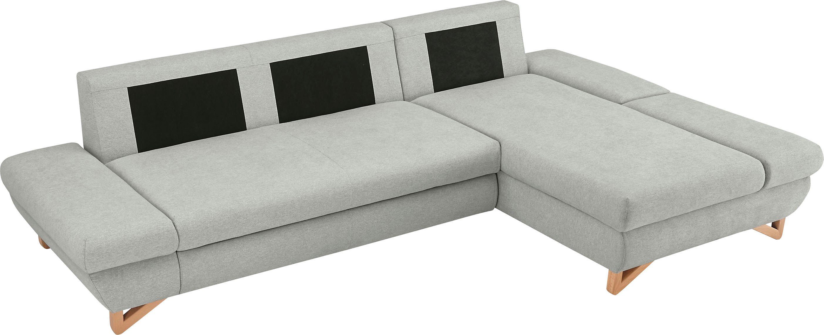 INOSIGN Slaapbank City/Giron comfortabele slaapbank (ligoppervlak 245 x 138 cm) en bedlade