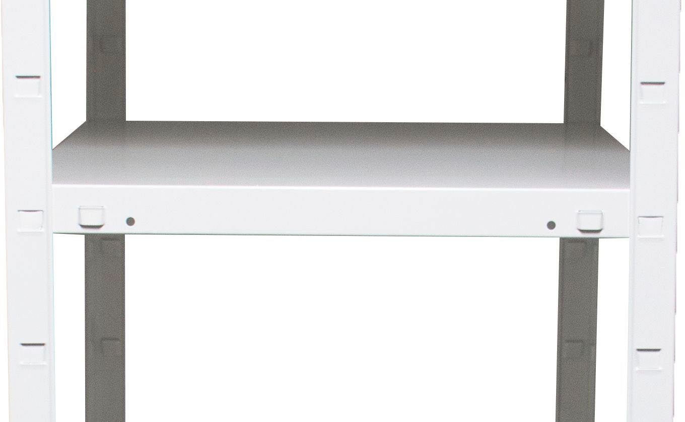 SCHULTE Regalwelt Stellingkast Montagesysteem basiskast 4 planken, hoogte: 180 cm, in verschillende uitvoeringen verkrijgbaar