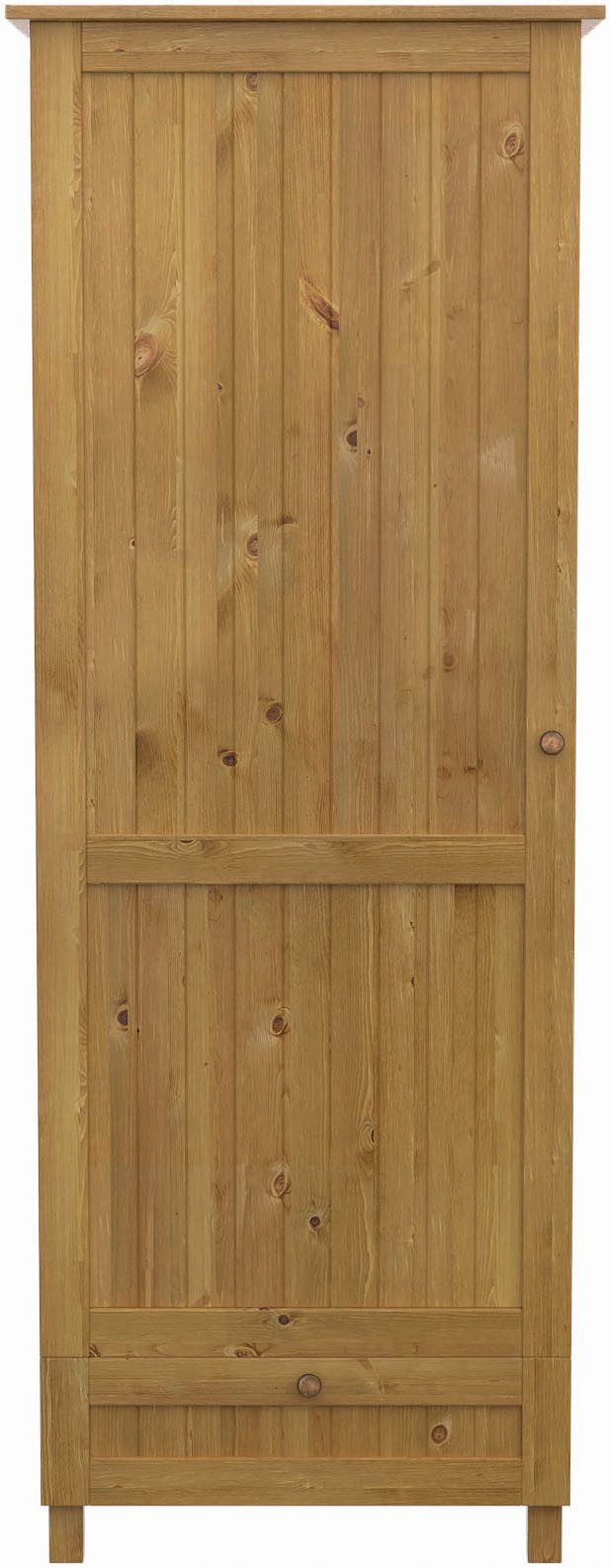 Home affaire Kledingkast Juventus van massief dennenhout, breedte 67 cm, met kledingstang (1 stuk)