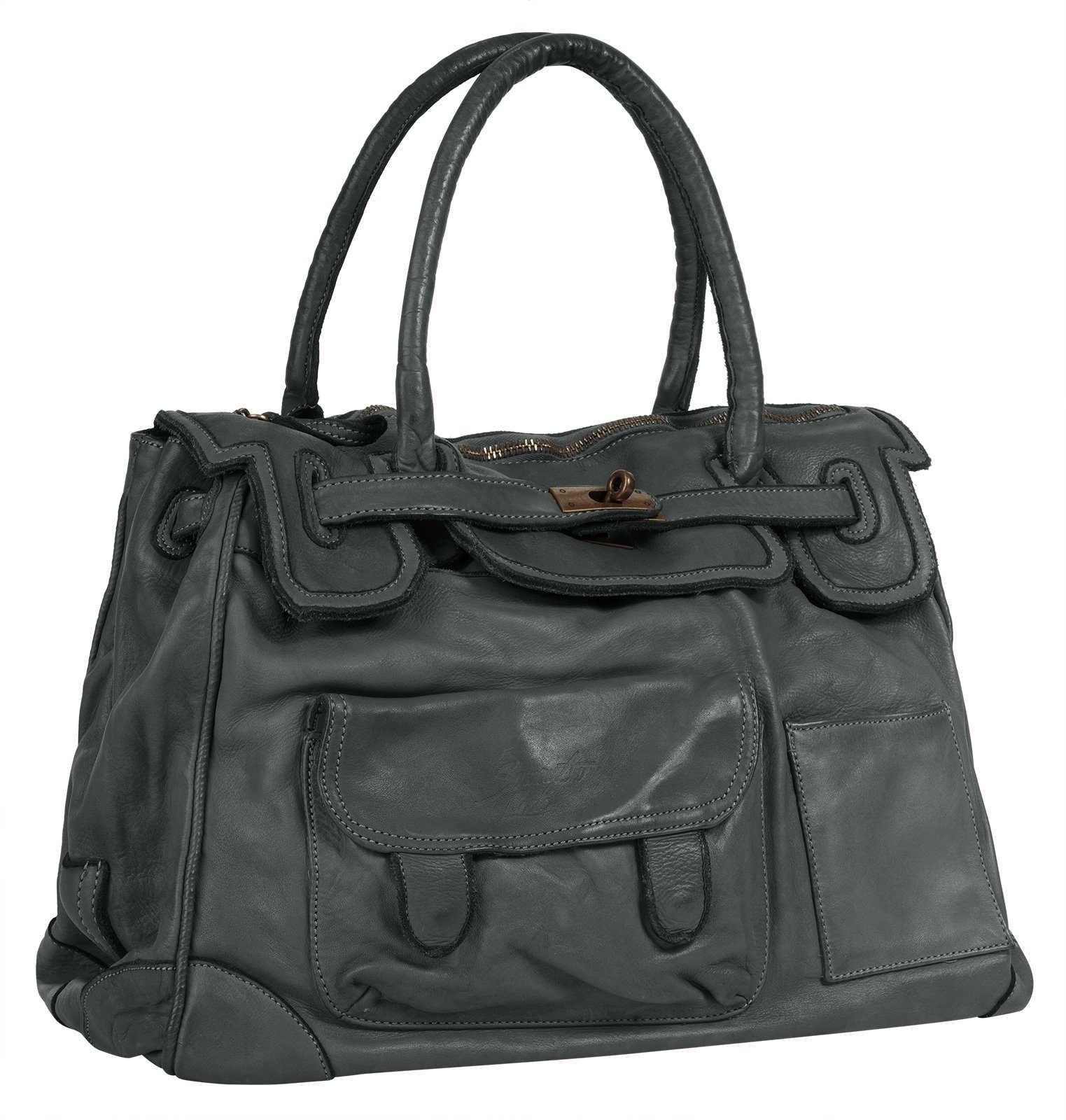 Samantha Look Shopper echt leer, made in italy