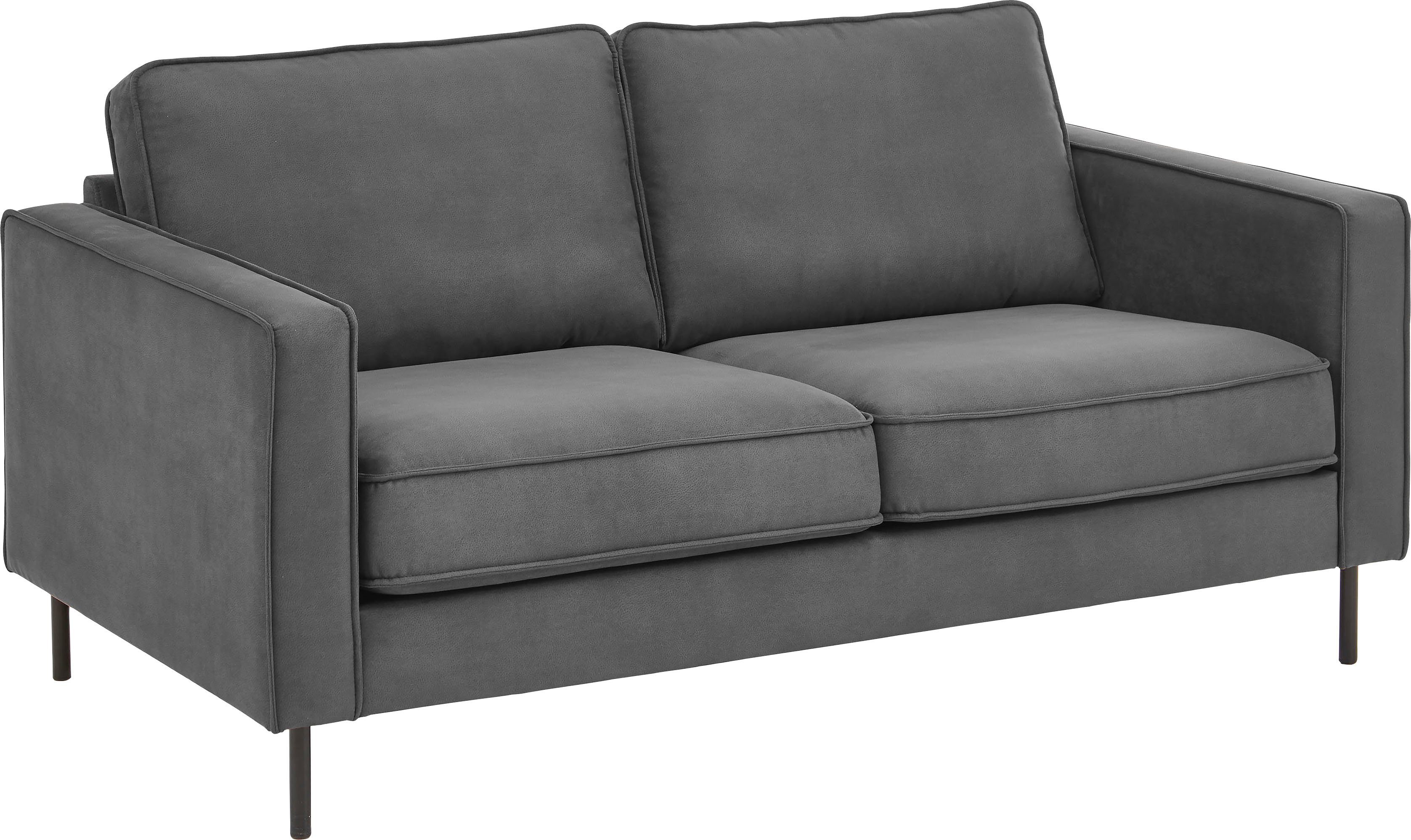 ATLANTIC home collection 2-zitsbank WESTON in scandinavische stijl, met golfvering