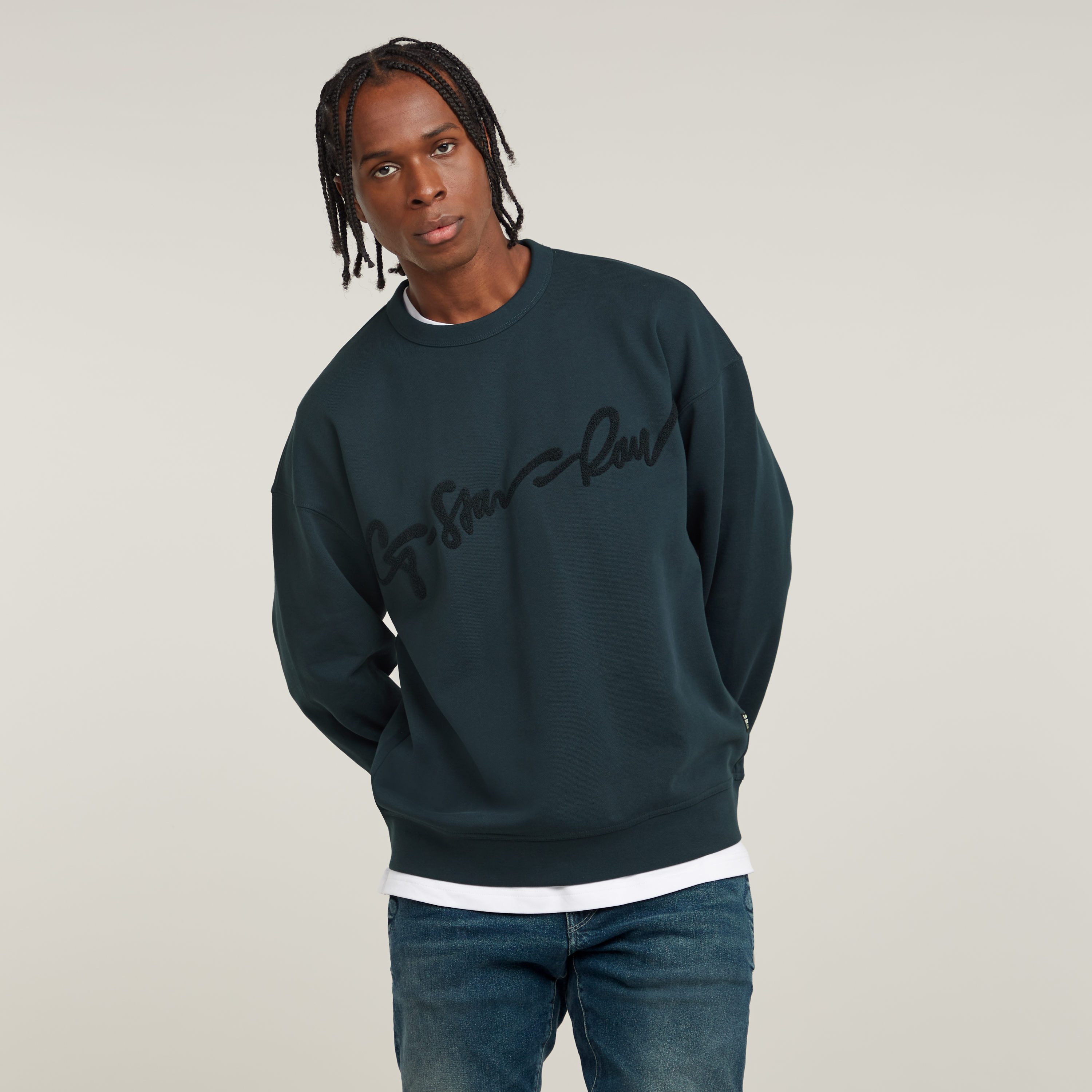 G-Star RAW Sweatshirt Chenille G-script Loose