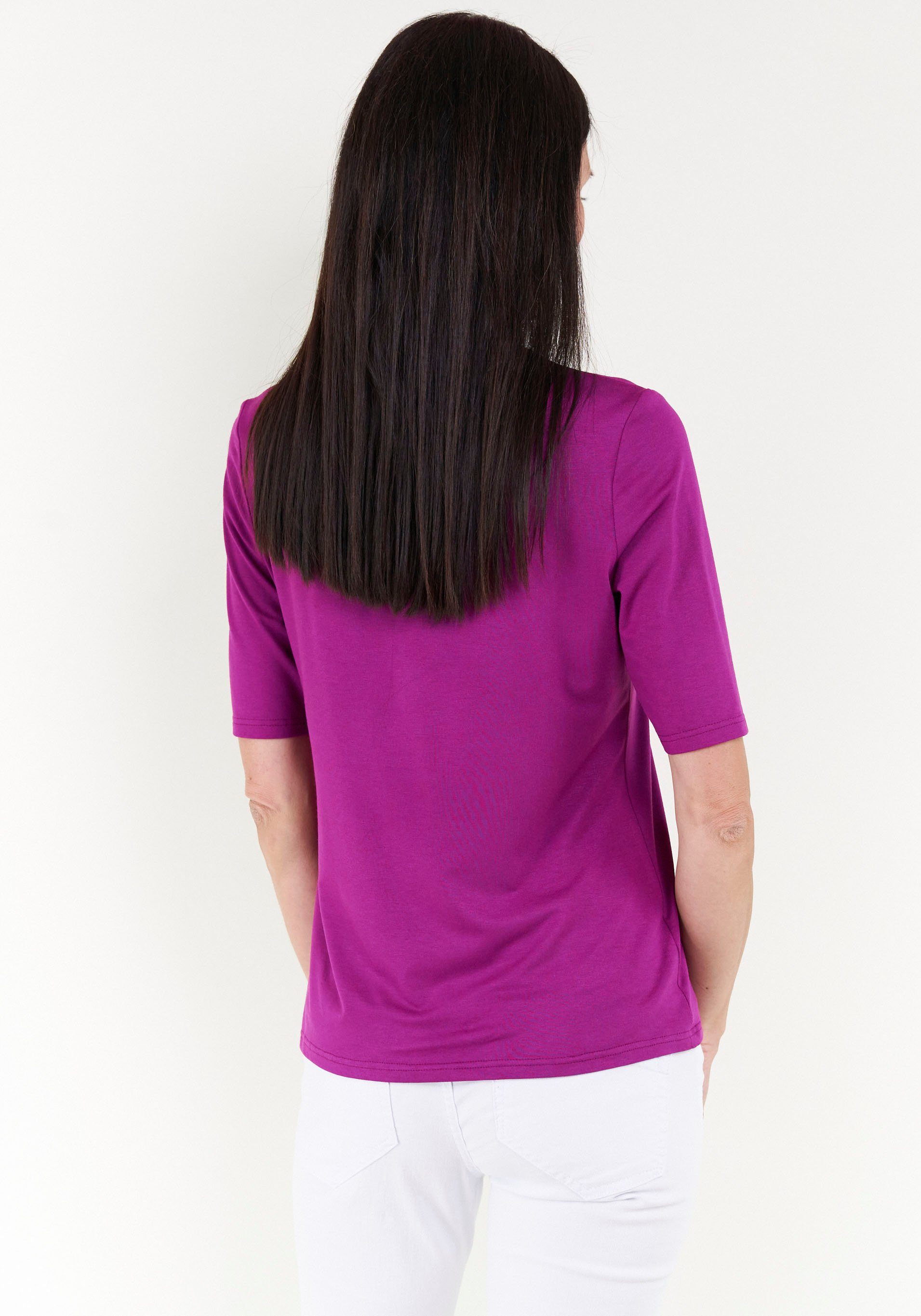 Seidel Moden T-shirt met ronde hals, made in germany