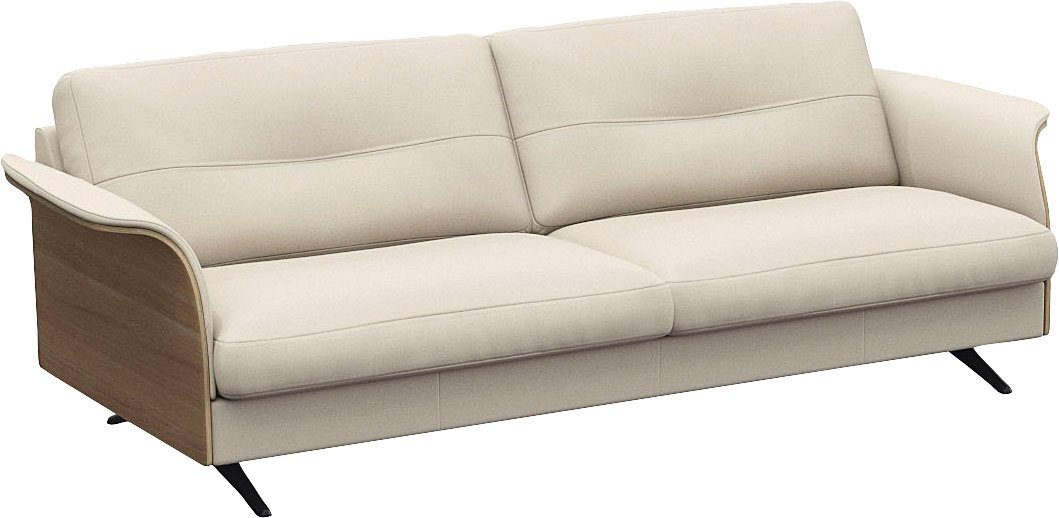 FLEXLUX 3-zitsbank Glow designbank, comfortabel en comfortabel door hoogwaardige zitconstructie