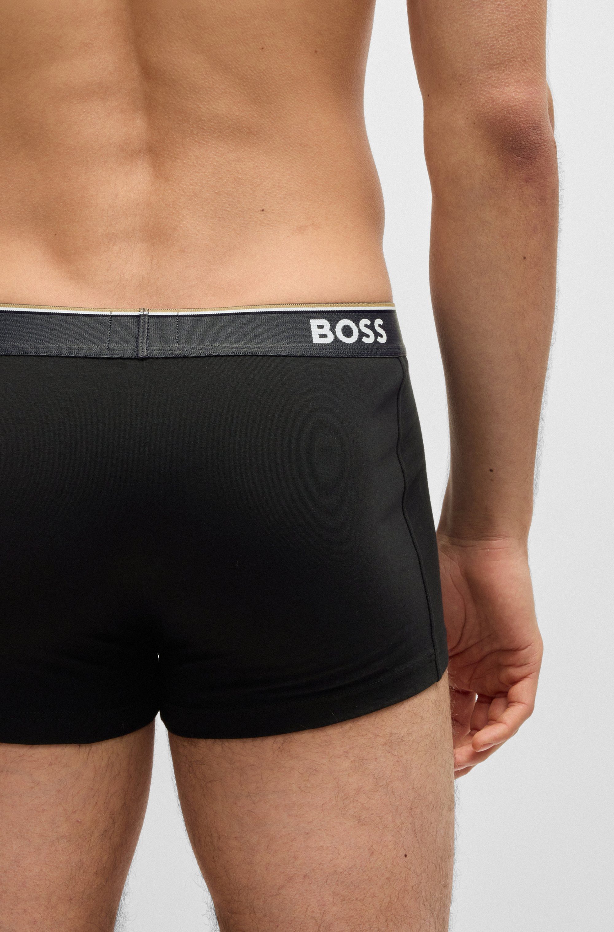 BOSS Trunk 3P Power met boss opdruk op de tailleband (set, 3 stuks)