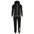 puma joggingpak women metallic suit (set, 2-delig) zwart