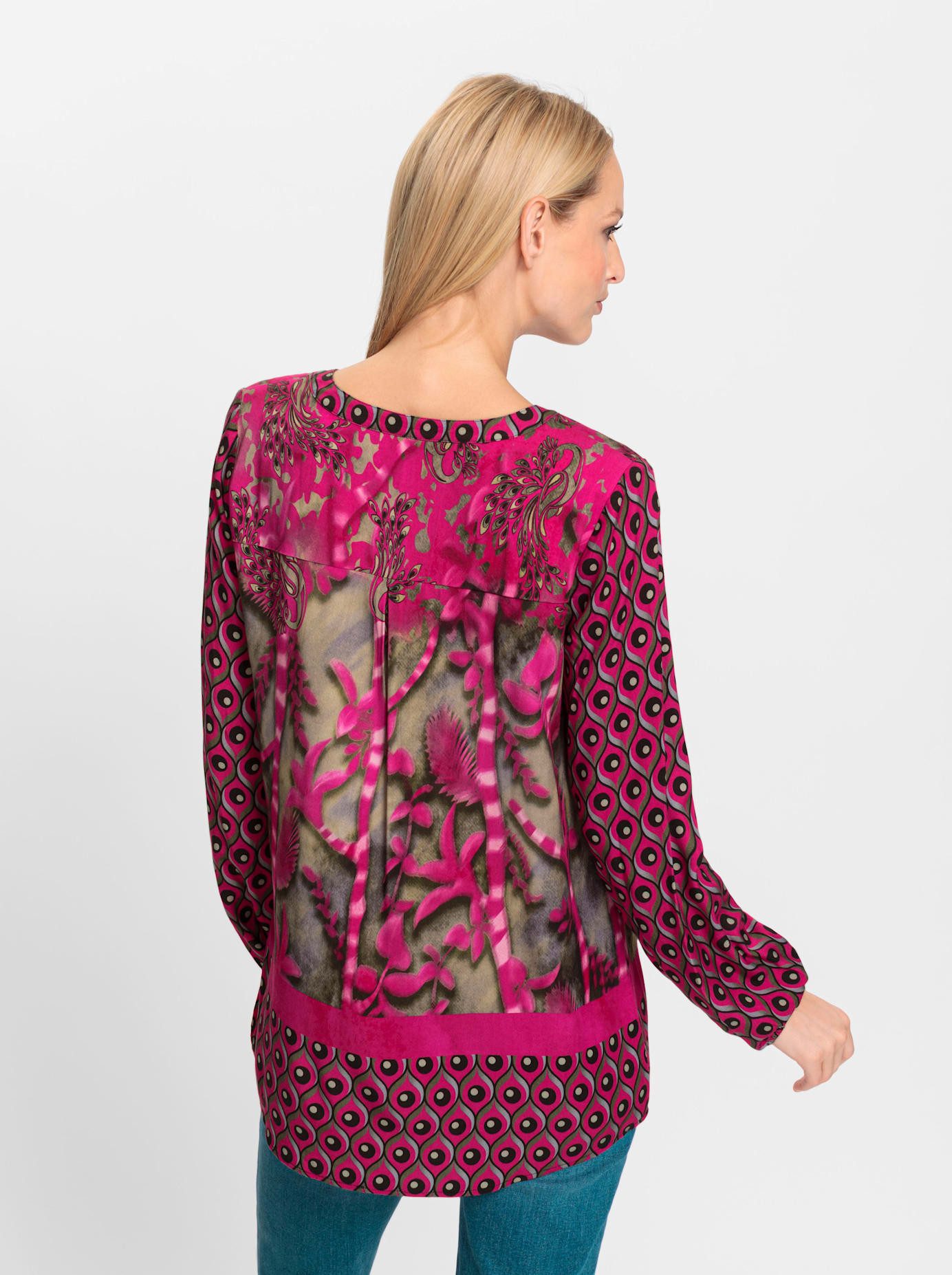 heine Gedessineerde blouse