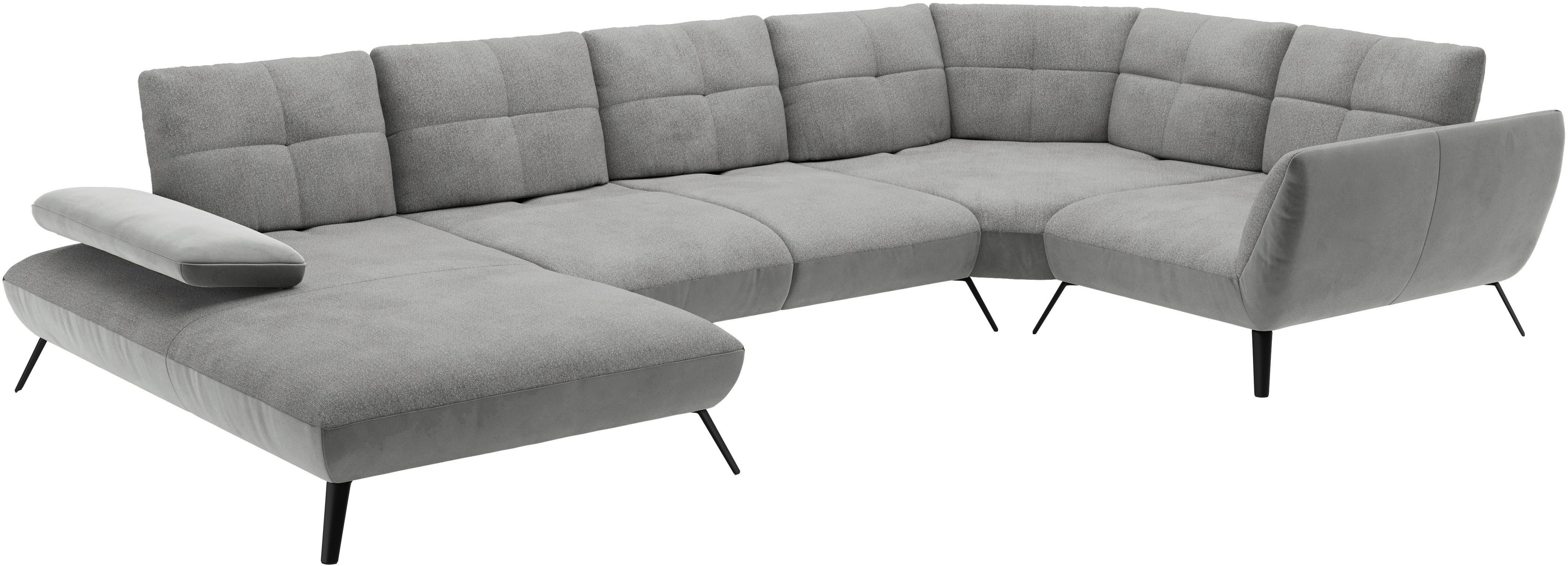 Places of Style Zithoek Mikado U-vorm incl. zitdiepteverstelling en armleuningverstelling