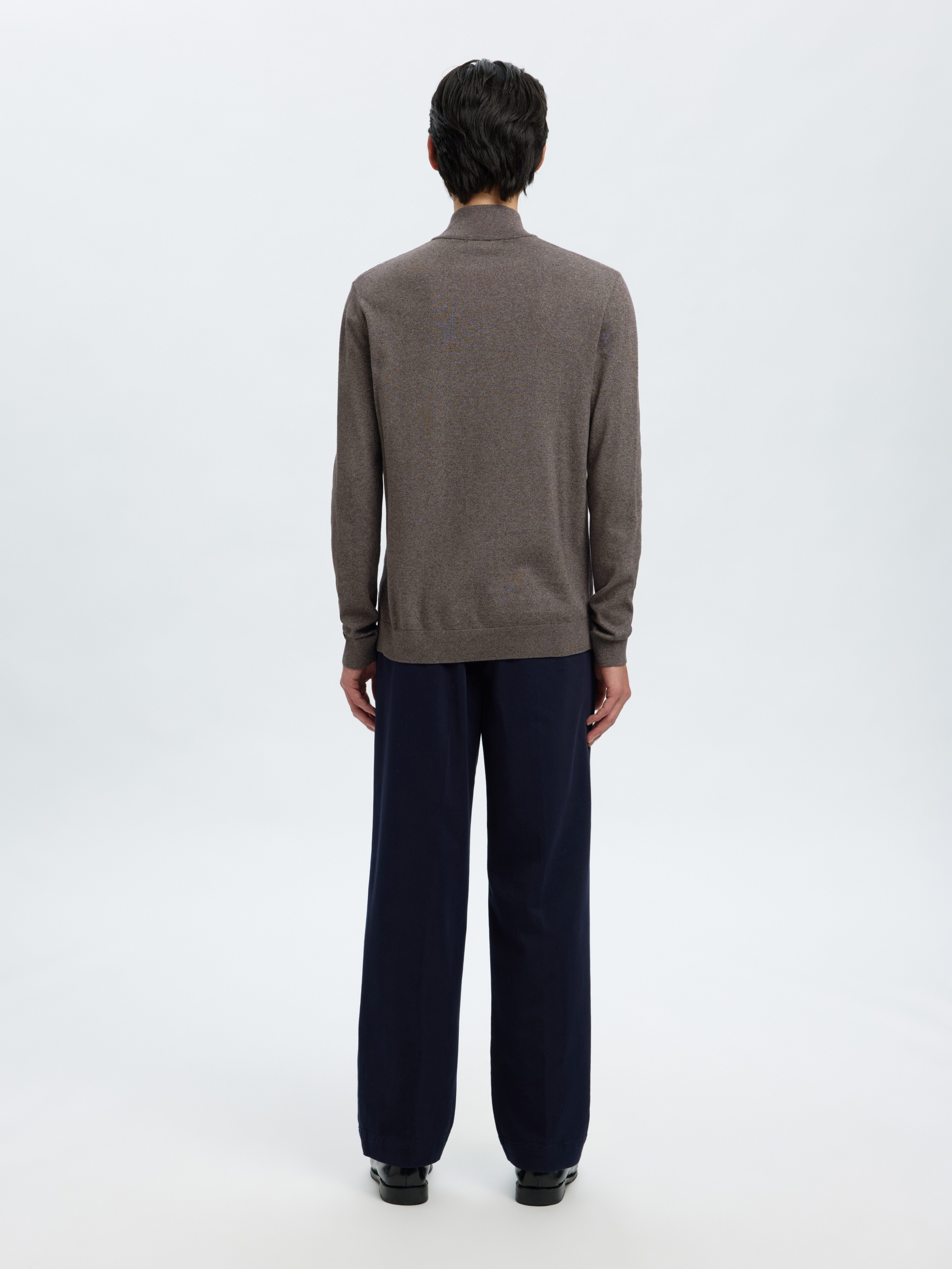 SELECTED HOMME Schipperstrui SLHBERG HALF ZIP CARDIGAN NOOS