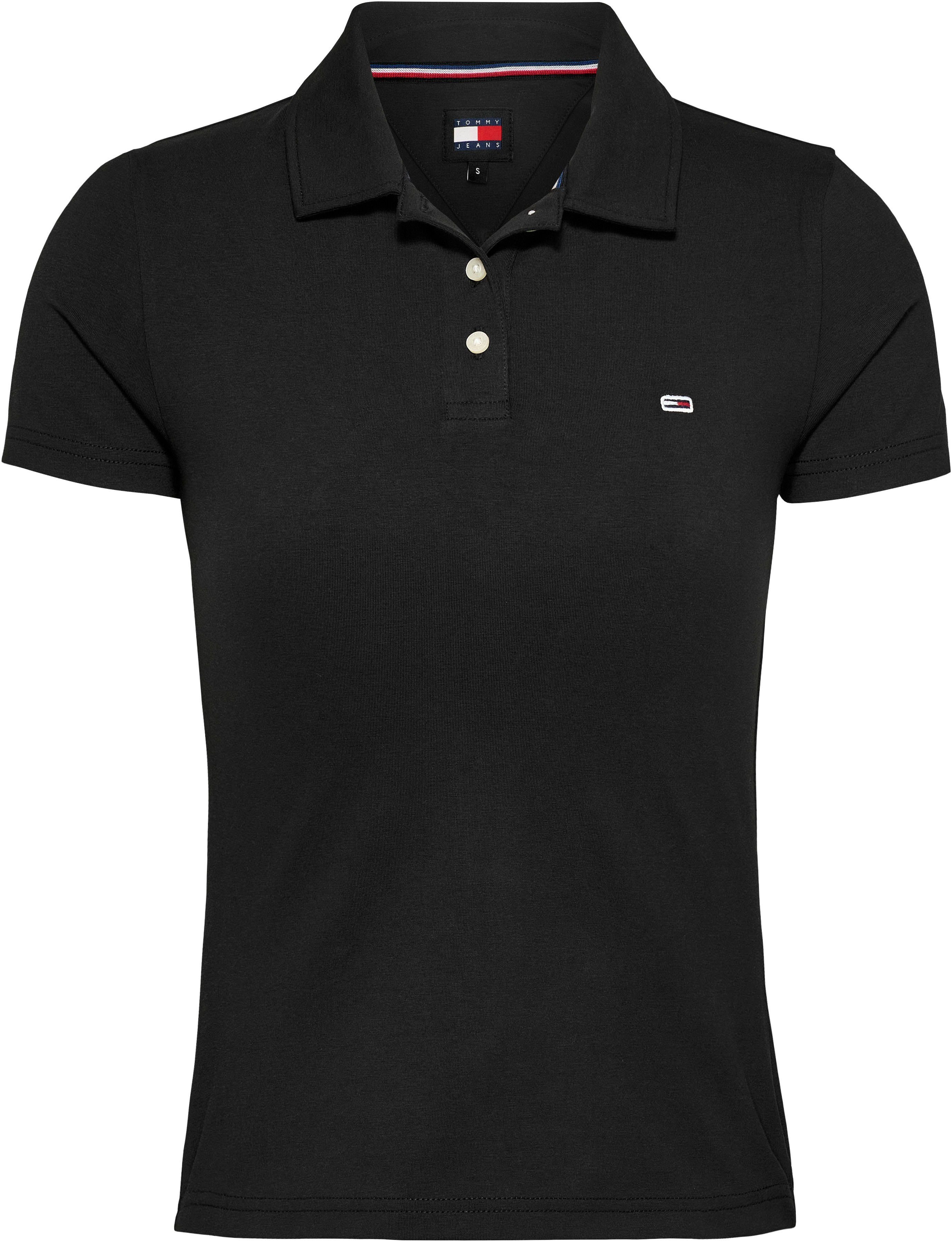 TOMMY JEANS Poloshirt met korte knoopsluiting