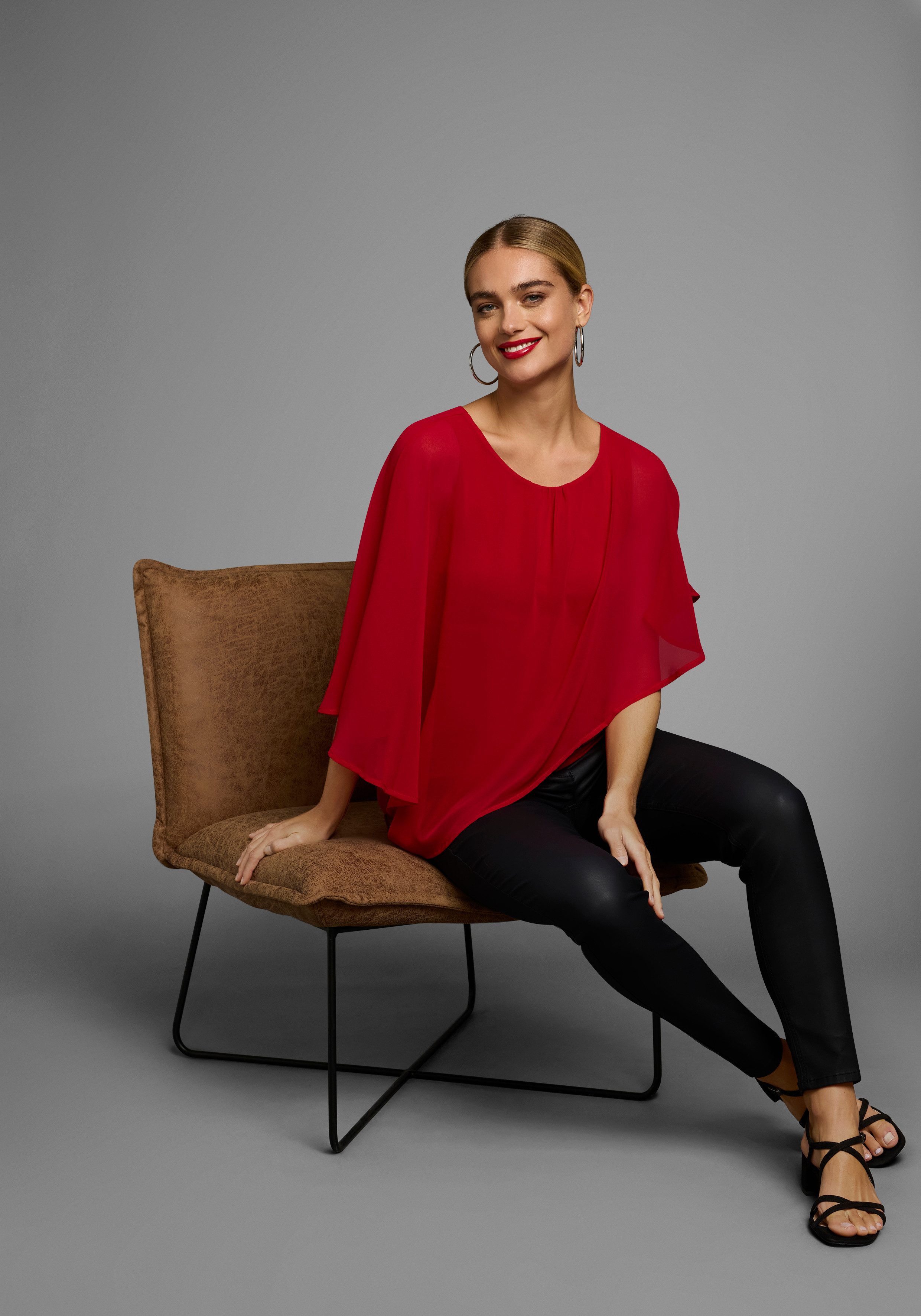 Laura Scott Chiffon blouse
