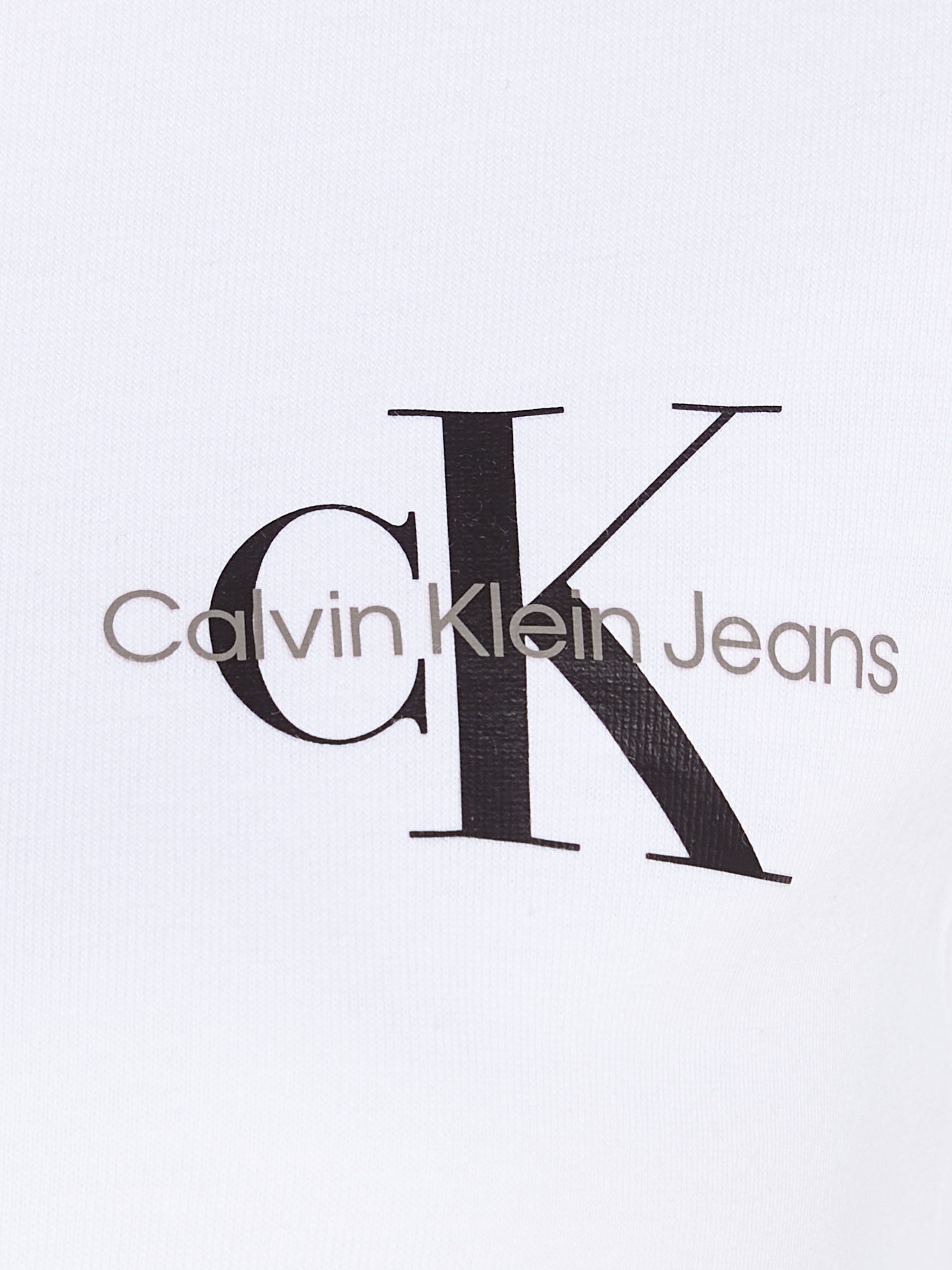 Calvin Klein Shirt met ronde hals 2-PACK MONOLOGO SLIM TEE met calvin klein jeans logoprint op borsthoogte (2-delig, Set van 2)