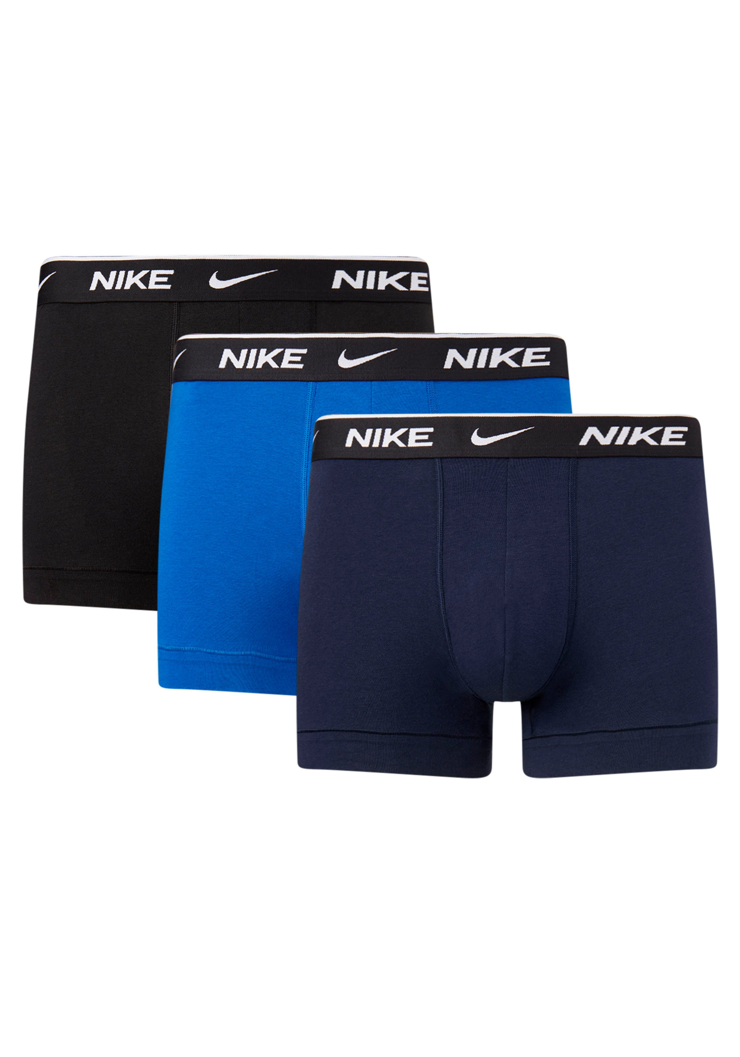 NIKE Underwear Boxershort TRUNK 3PK van katoen-stretch (3 stuks)