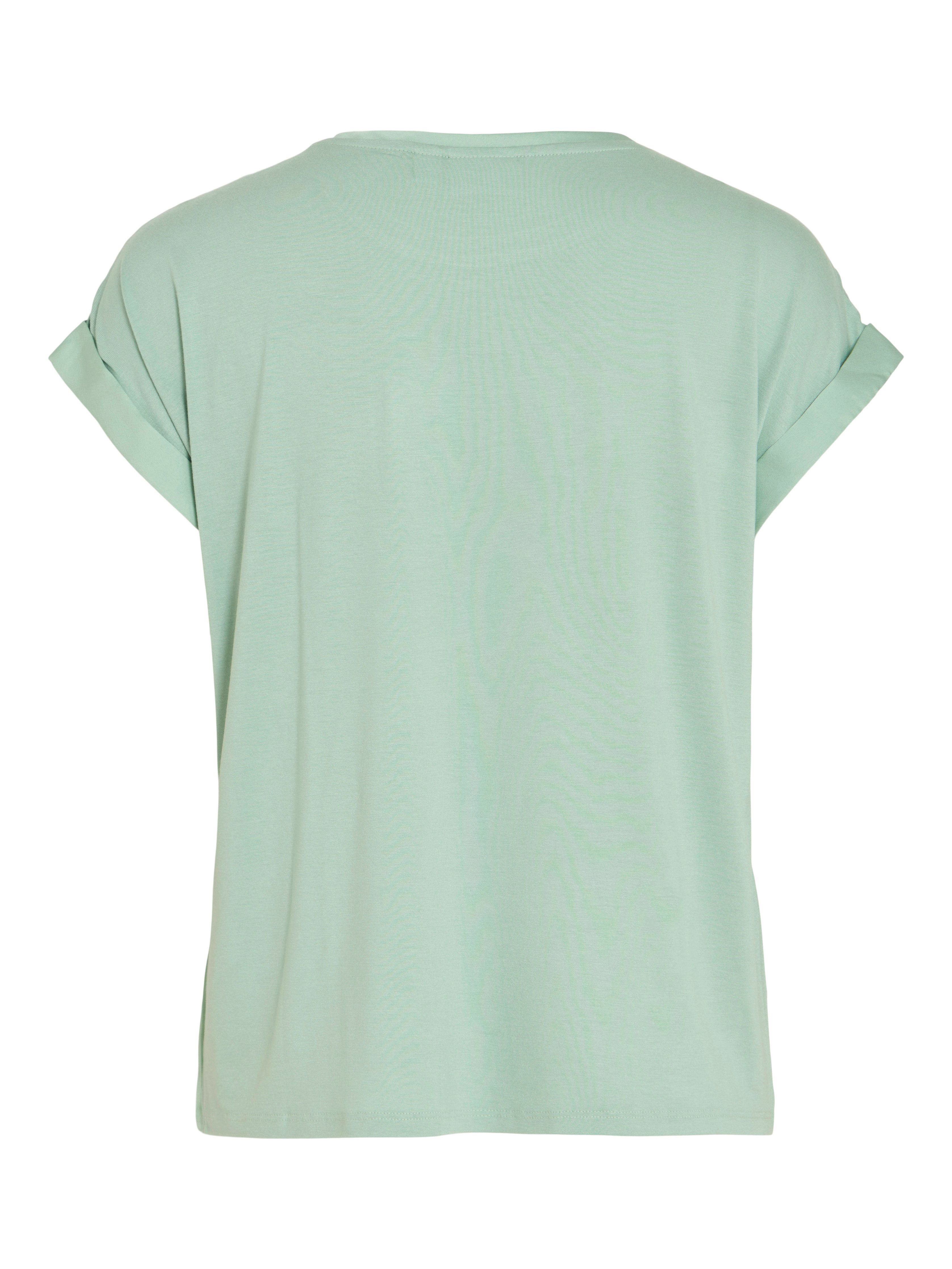 Vila Shirt met korte mouwen VIELLETTE S S SATIN TOP NOOS