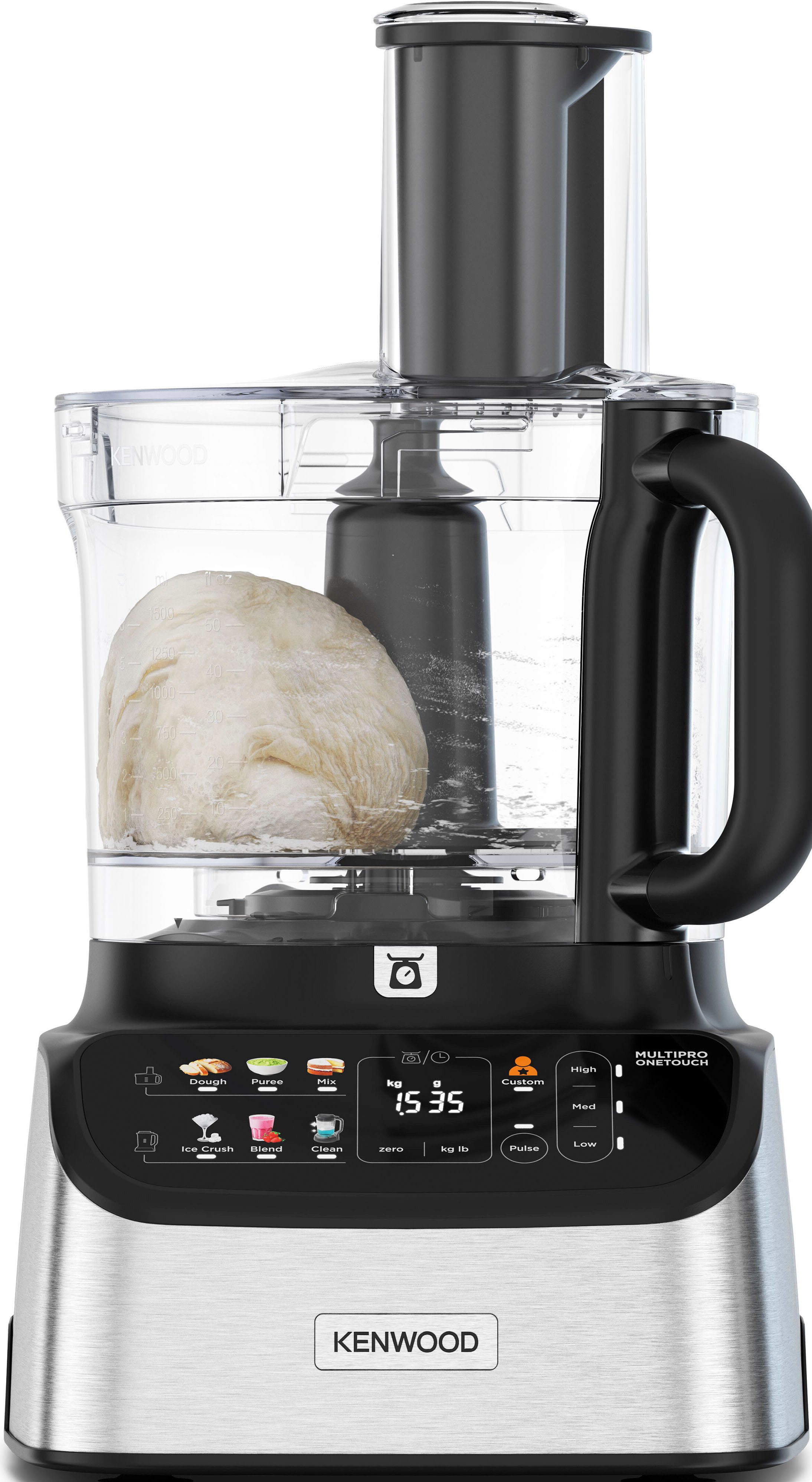 KENWOOD Compacte keukenmachine MultiPro OneTouch FDM73.480SS schwarz