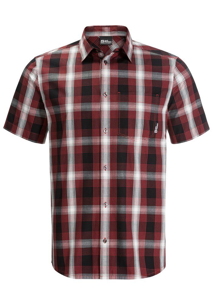 Jack Wolfskin Geruit overhemd HOT CHILI SHIRT M