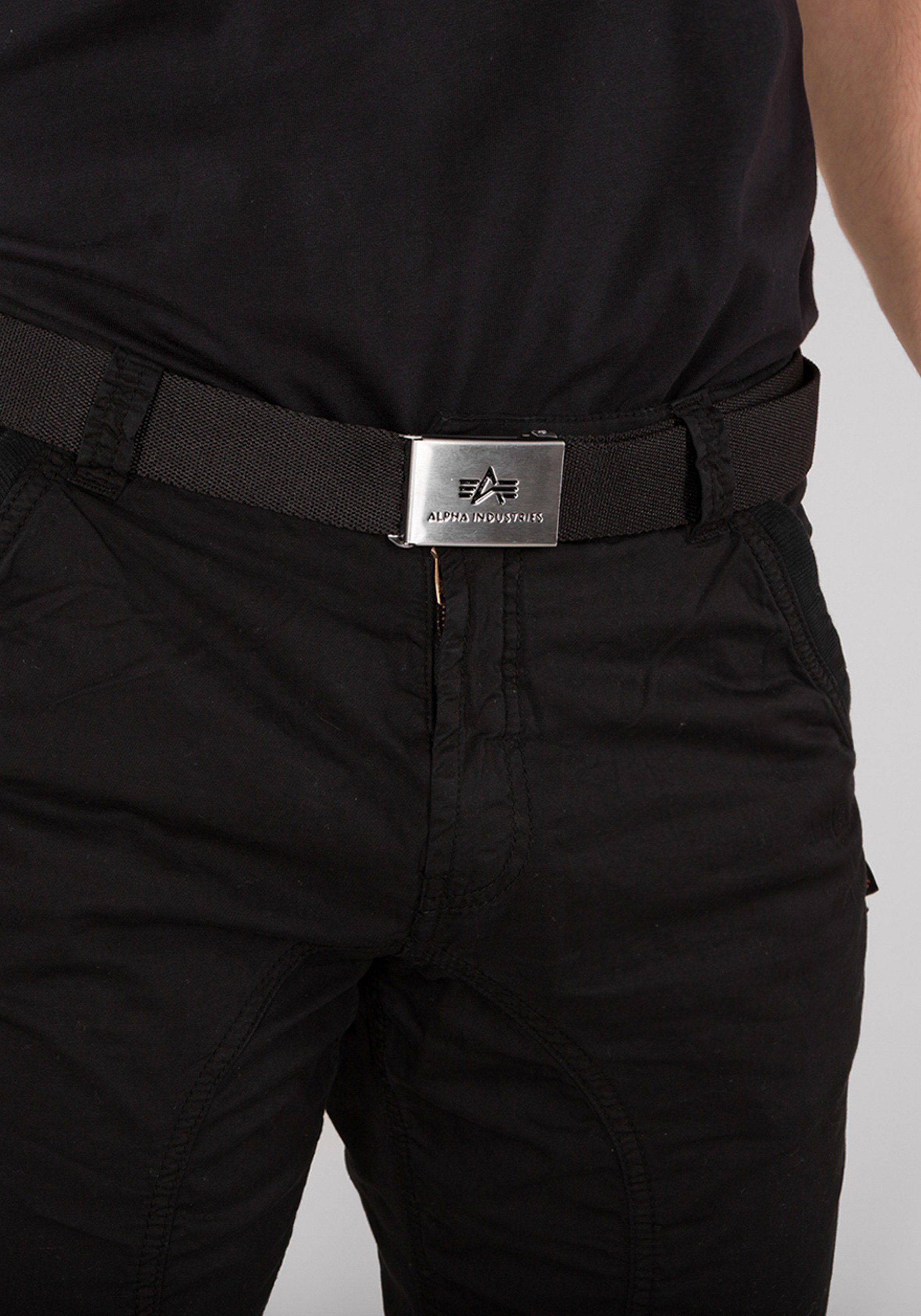 Alpha Industries Leren riem Alpha Industries Accessoires - Belts Big A Belt