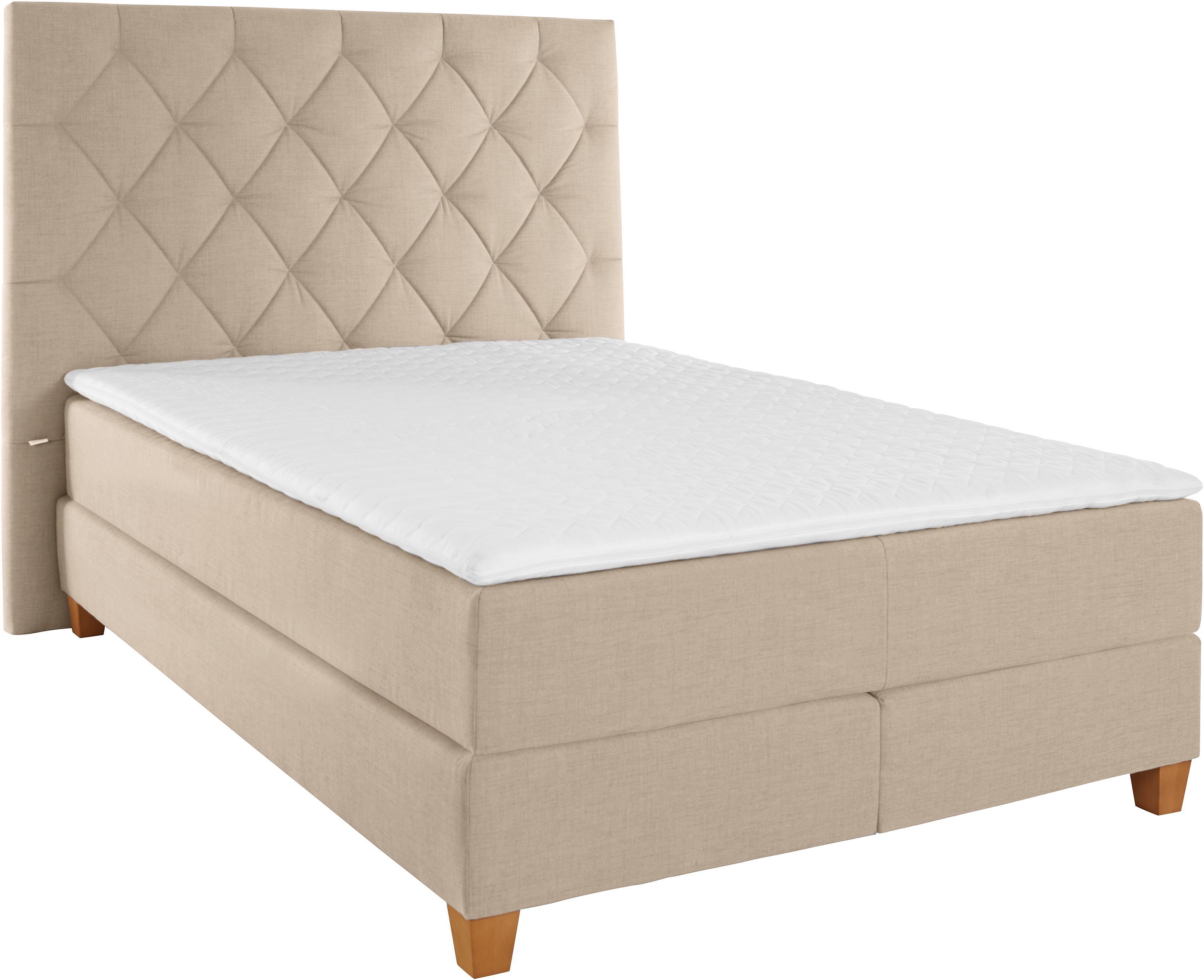 Guido Maria Kretschmer Home&Living Boxspring Harmones hoog in 3 breedten, hardheid ook gemengd met elk 1 matras in h2 en h3