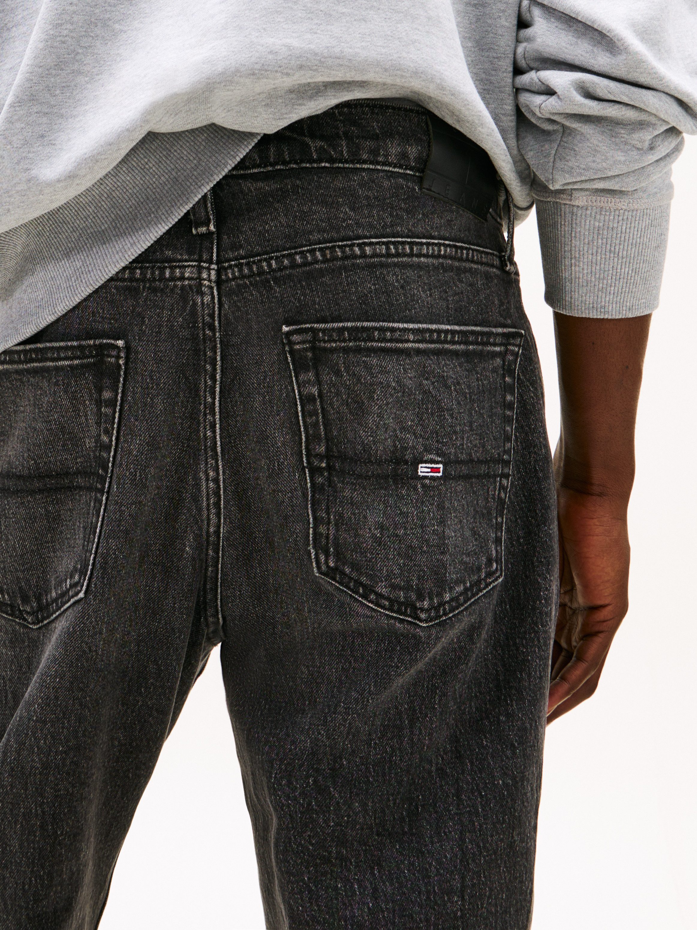 TOMMY JEANS Regular fit jeans RYAN RGLR STRGHT met gestempeld logo