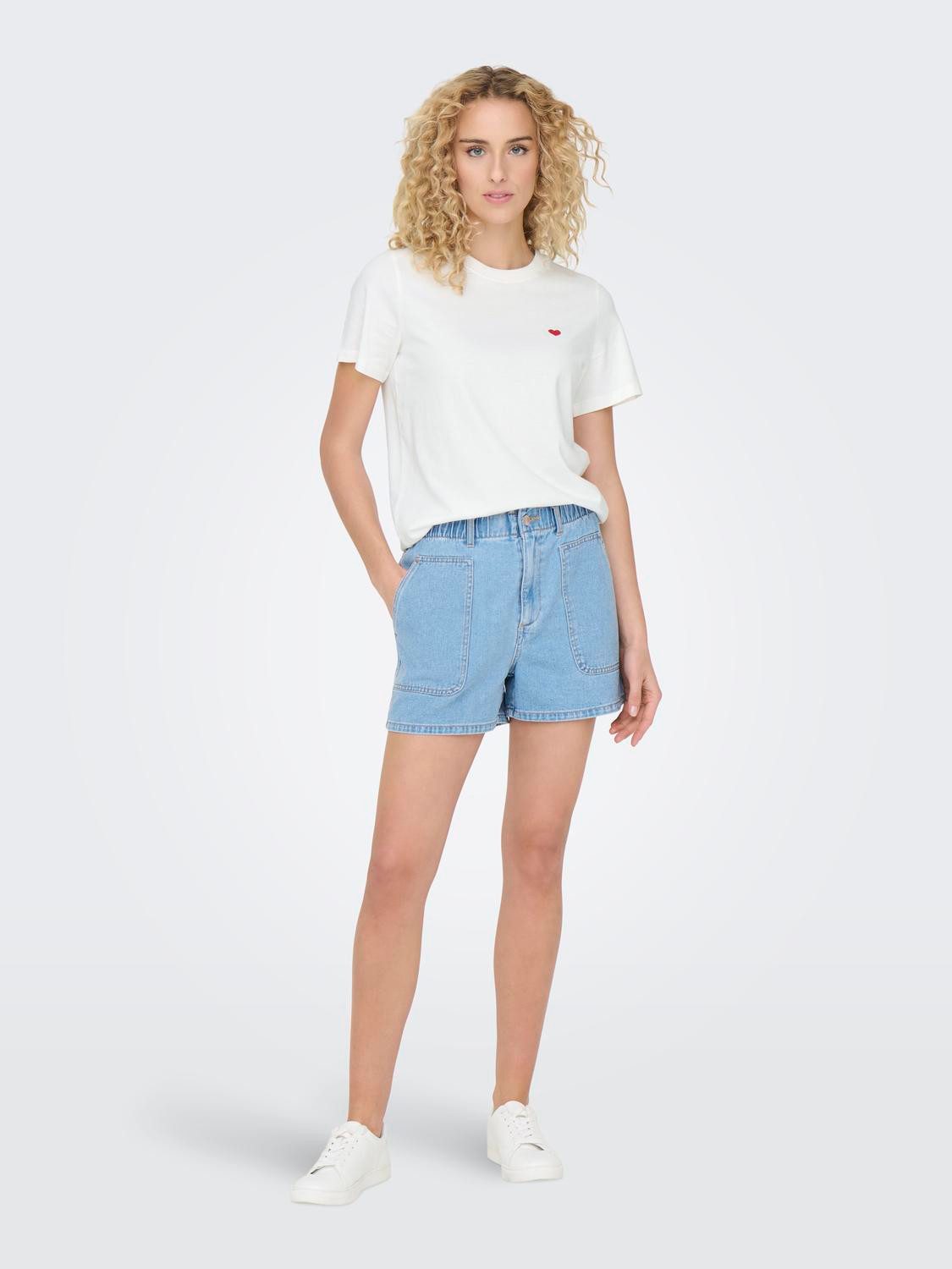 JDY Shirt met korte mouwen PISA S S PRINT TOP JRS NOOS