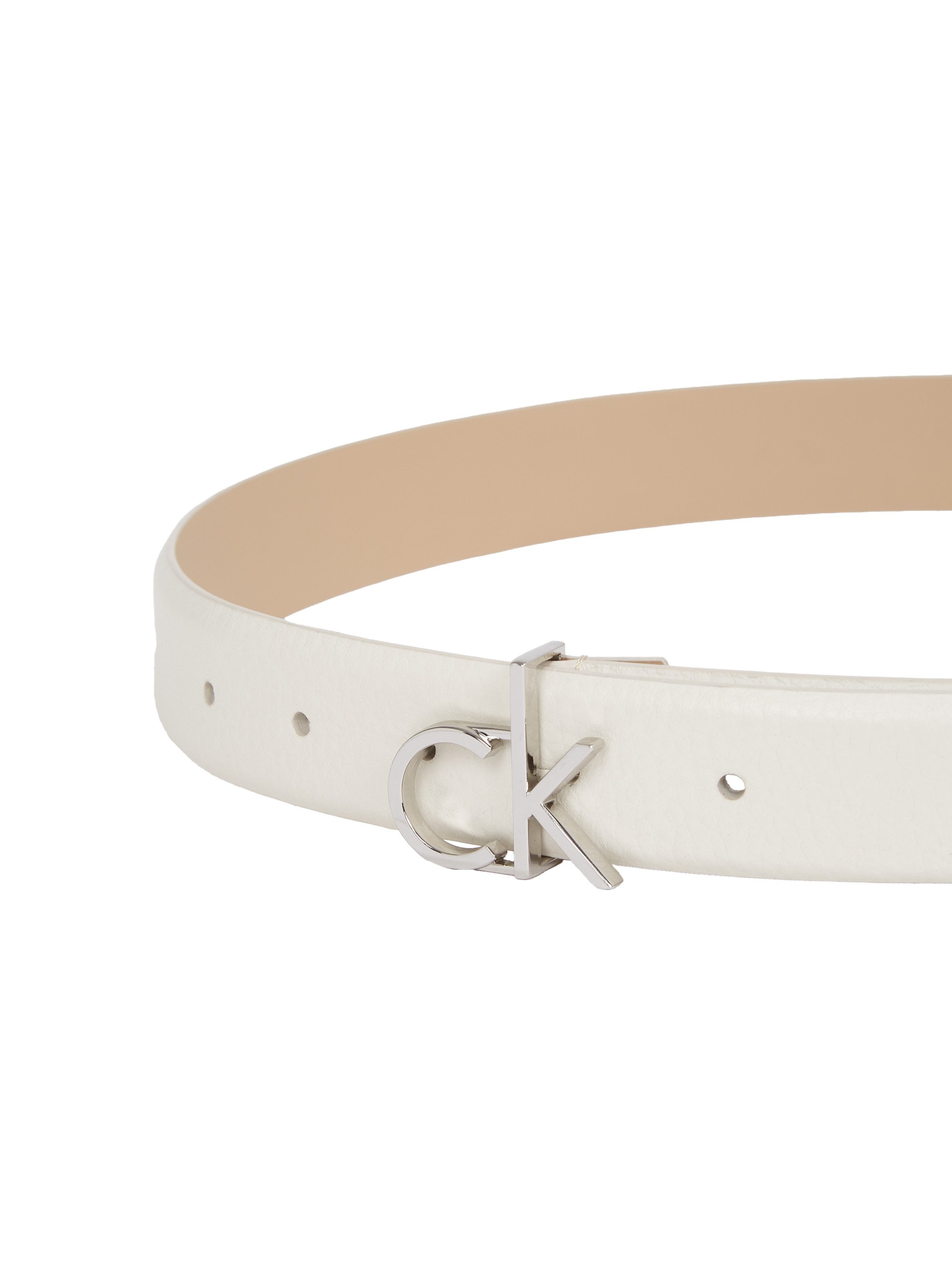 Calvin Klein Leren riem CK LOGO BUCKLE BELT 3.0_PBL met logo-embossing als sluiting