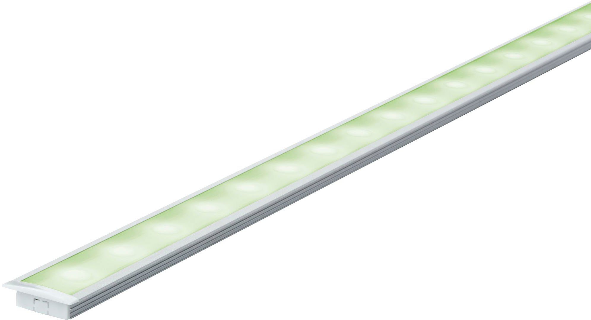 Paulmann Led-strepen Vloer Profiel met Diffuser 100cm Geanodiseerd Alu, Satin, Alu/Kunststof Alu (1 stuk)