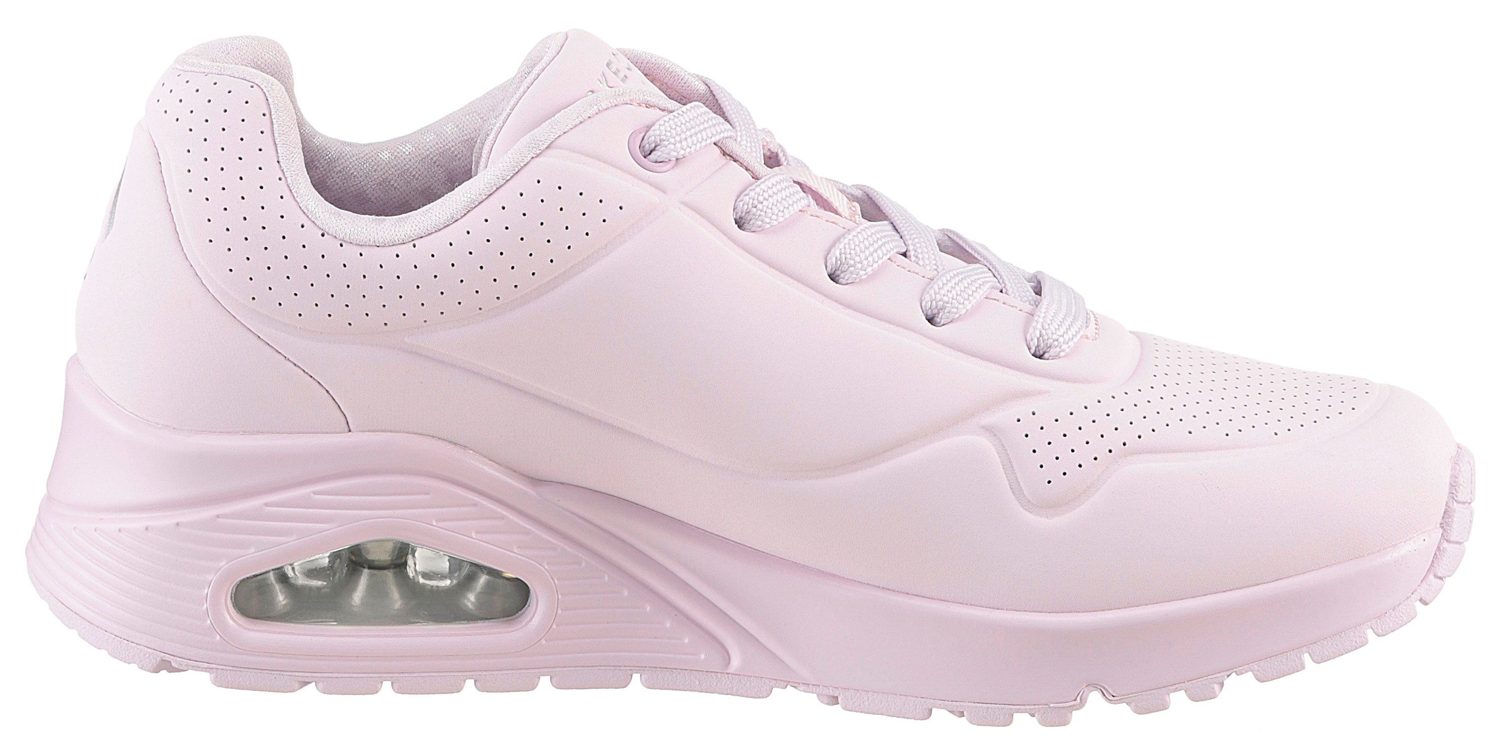 Skechers Sneakers Street Uno - Stand on Air Vrijetijdsschoen, lage schoen, veterschoen met memory foam