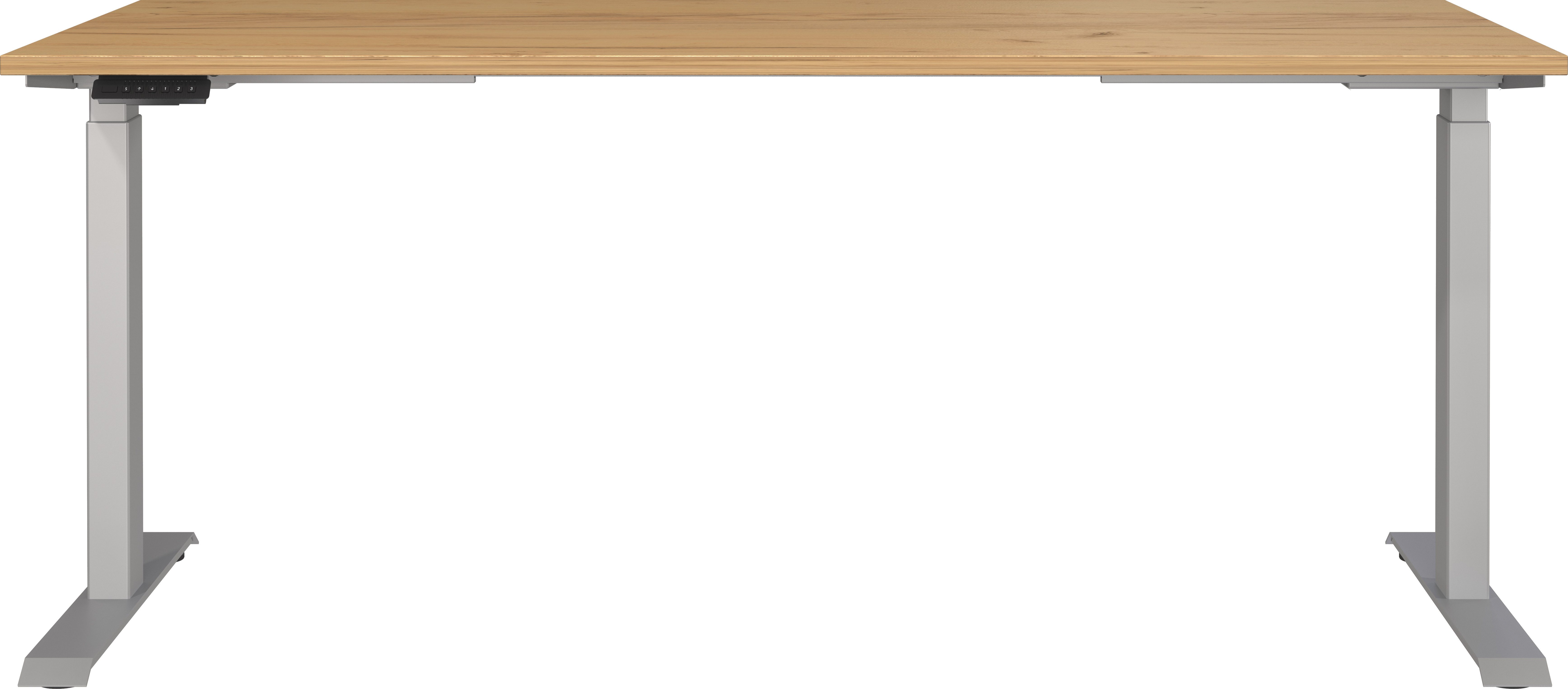 GERMANIA Bureau Jet, elektrisch in hoogte verstelbaar moderne kleurvariaties, breedte 120/140/160/180 cm, made in germany bureaus beige