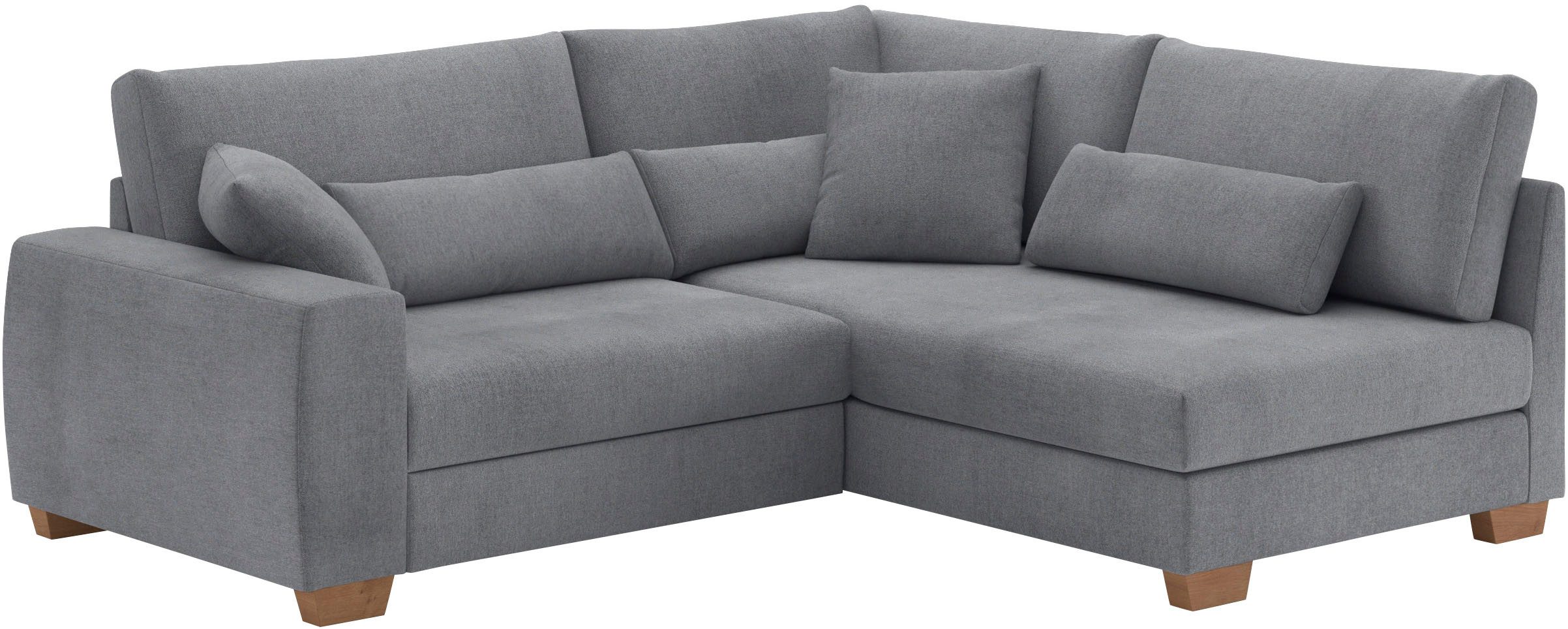 Mr. Couch Hoekbank Helena L-vorm met pocketvering, belastbaar tot 140 kg, optioneel met bed