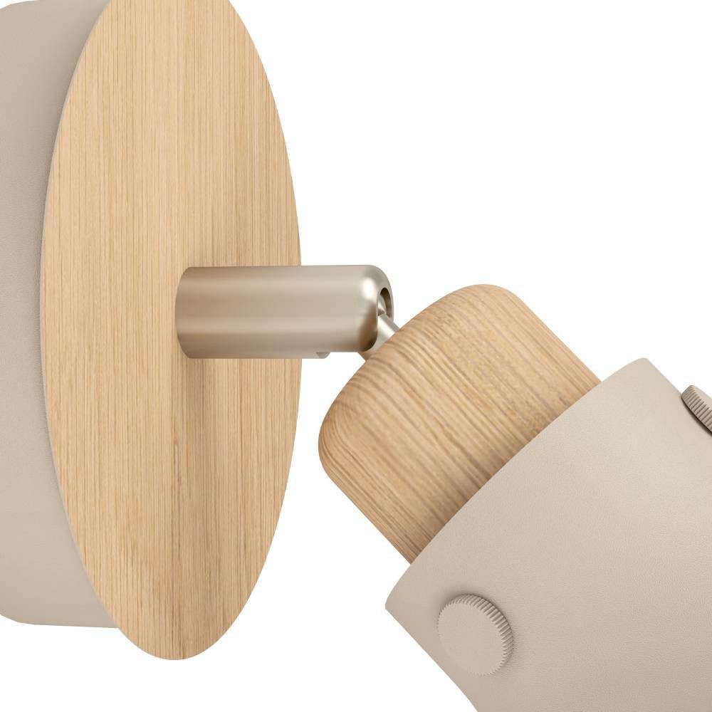 EGLO Plafondspot ARRECIFE Wandspot, staal, E27, IP20, slaapkamerlamp, hal lamp (1 stuk)