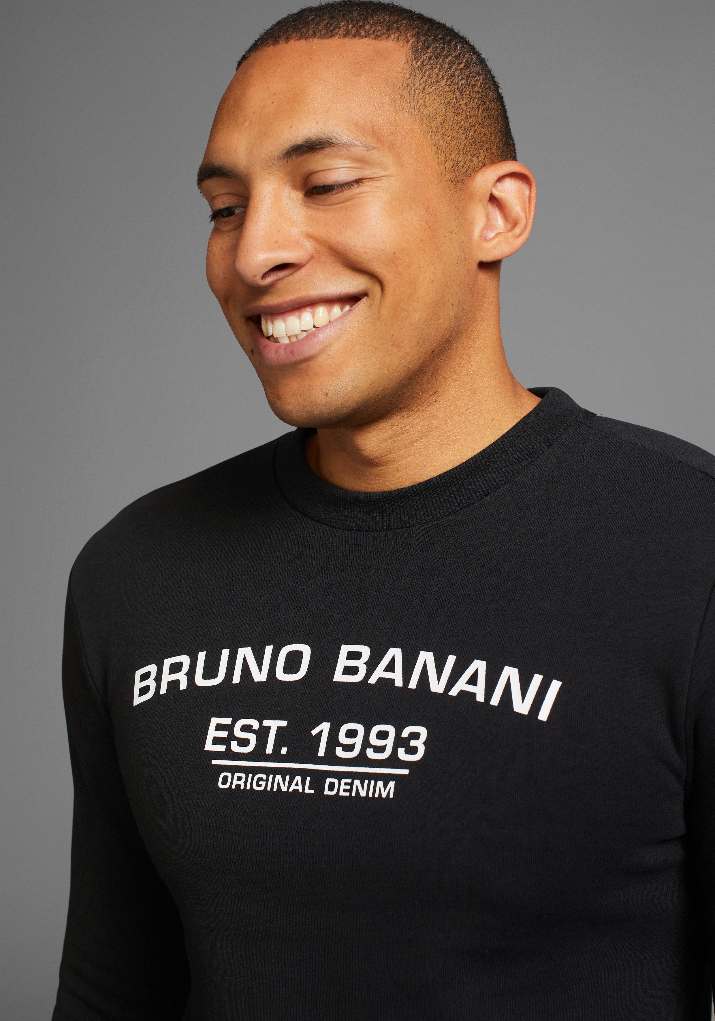 Bruno Banani Sweatshirt met logoprint - nieuwe collectie